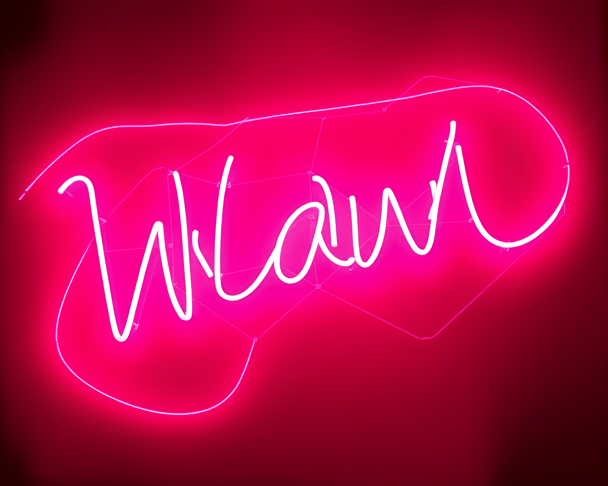 Neon Wireframe Dwarf in Low Saturation High-Poly Art – free AI stock image