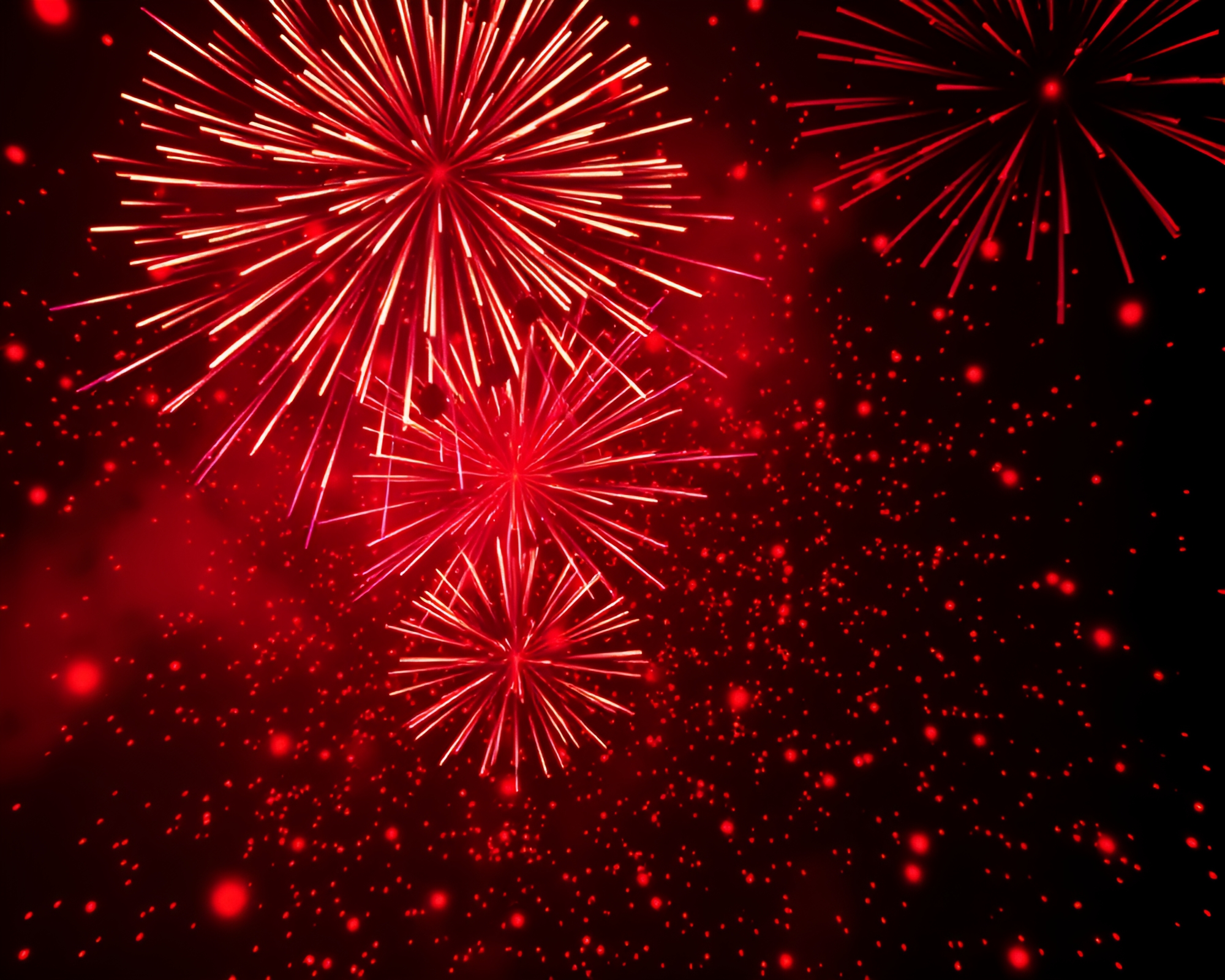 Nanobot Swarm Ignites Fireworks Spectacle – free AI stock image