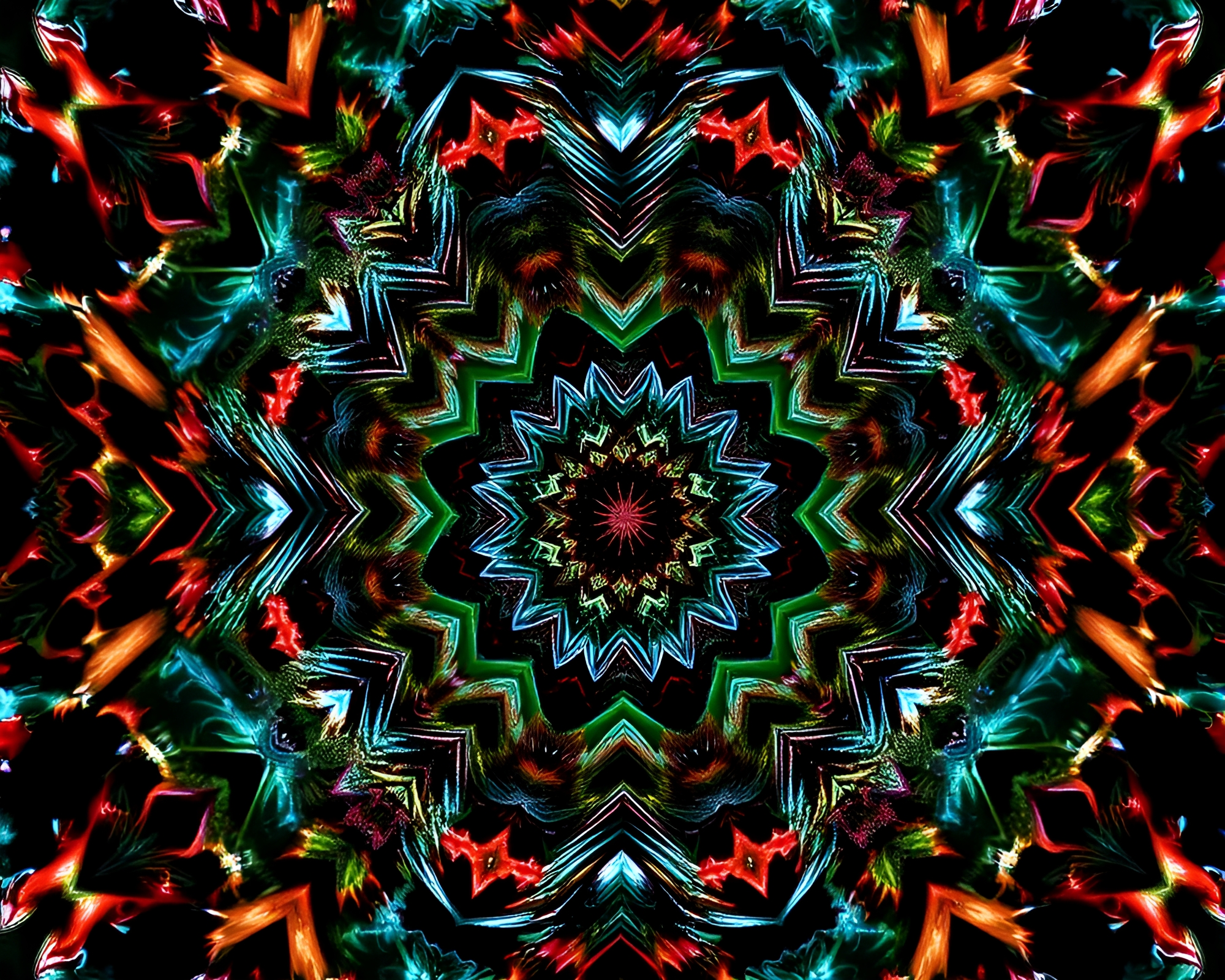 Dragon Egg Kaleidoscope: Digital Frame Exploration – free AI stock image