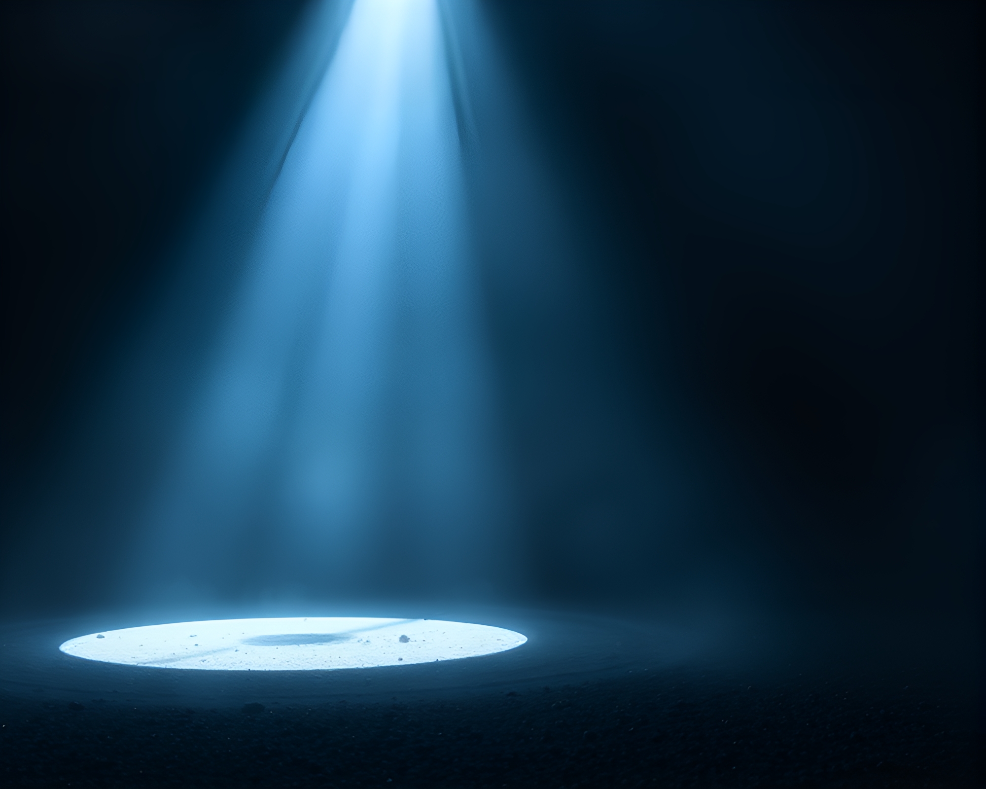 Misty Laser Sword Spotlight Duel in Enigmatic Forest – free AI stock image