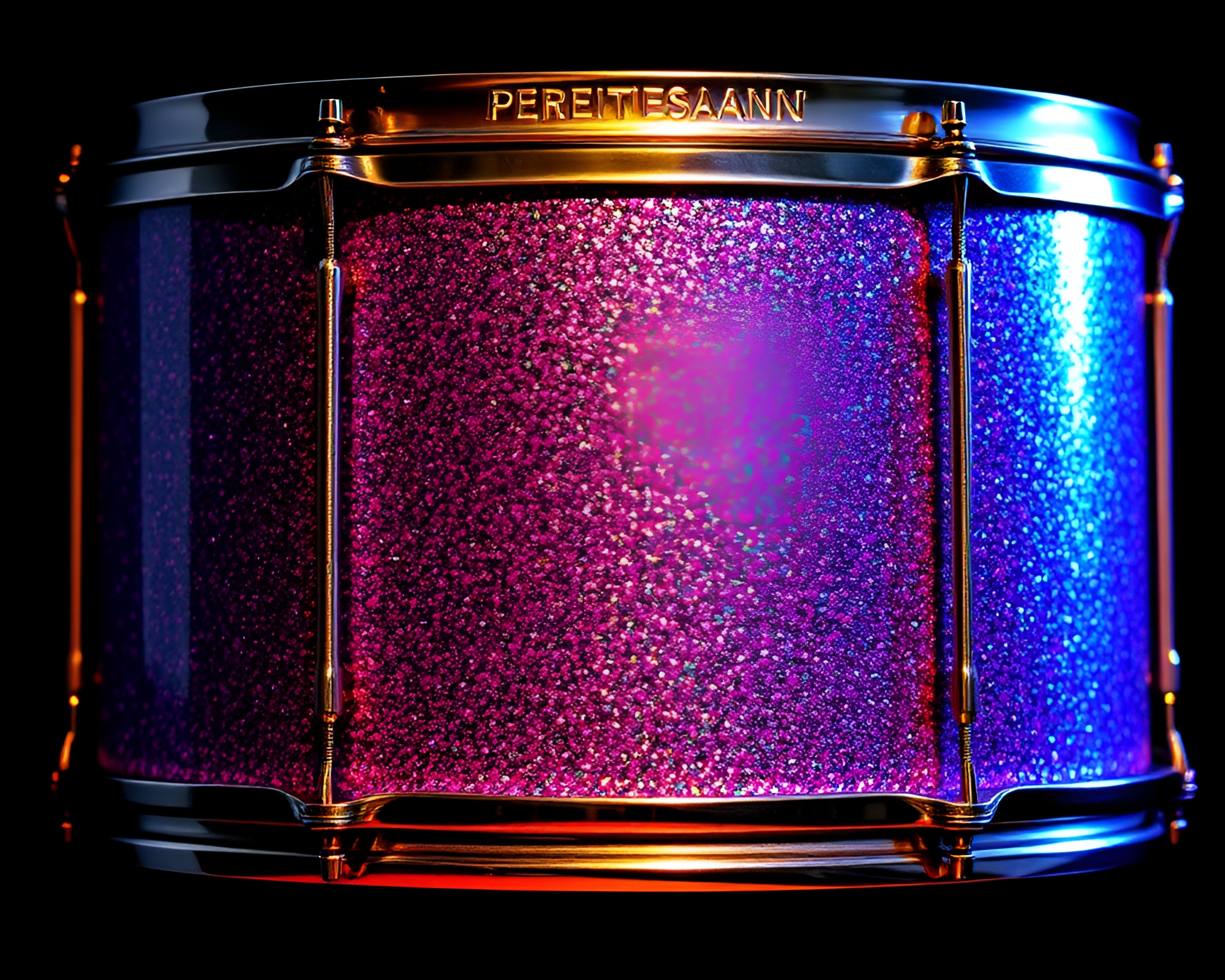 Eccentric Drummer in Shifting World Composition – free AI stock image