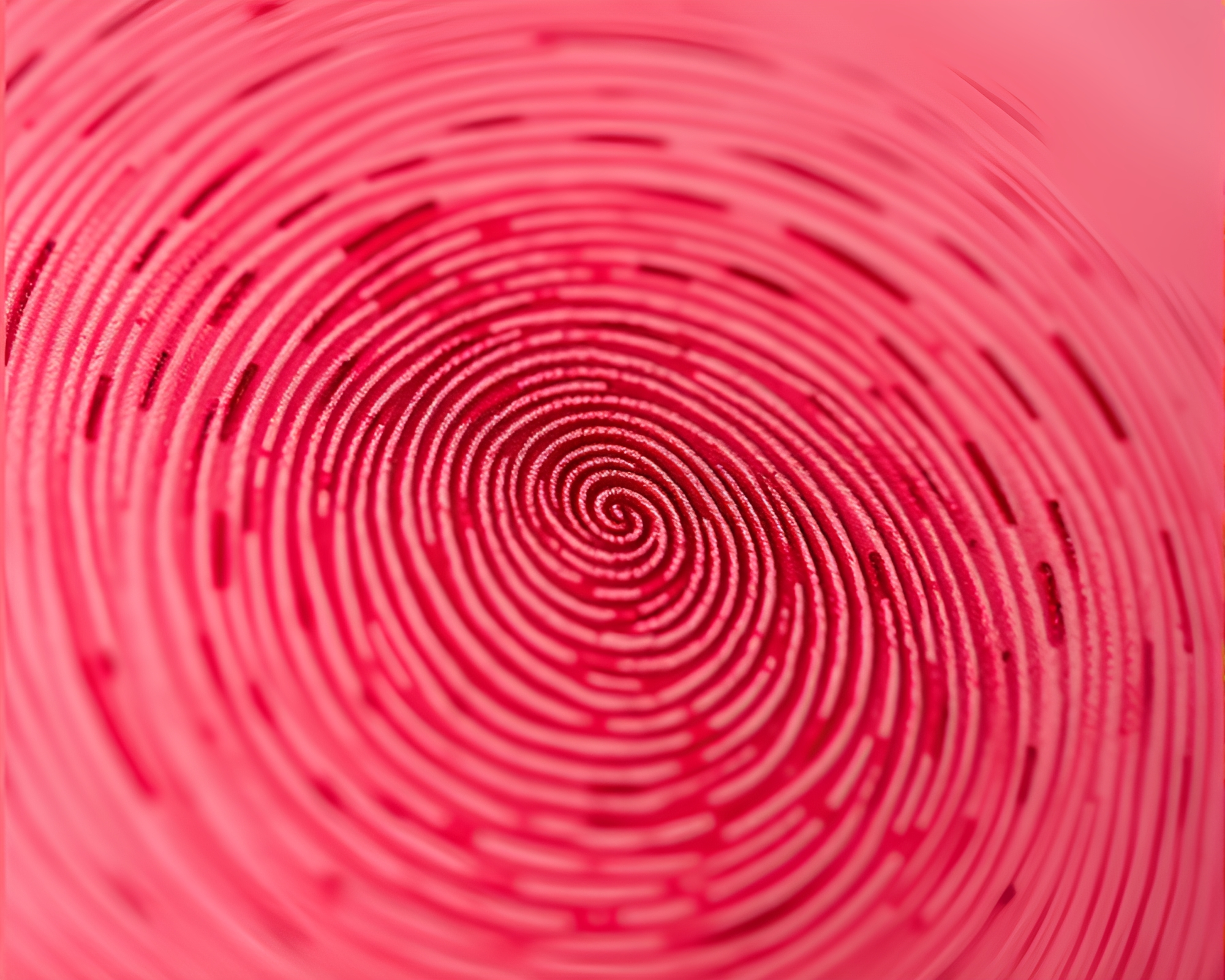 Enigmatic Unicorn Fingerprint Swirl in Monochrome Red Duochrome – free AI stock image