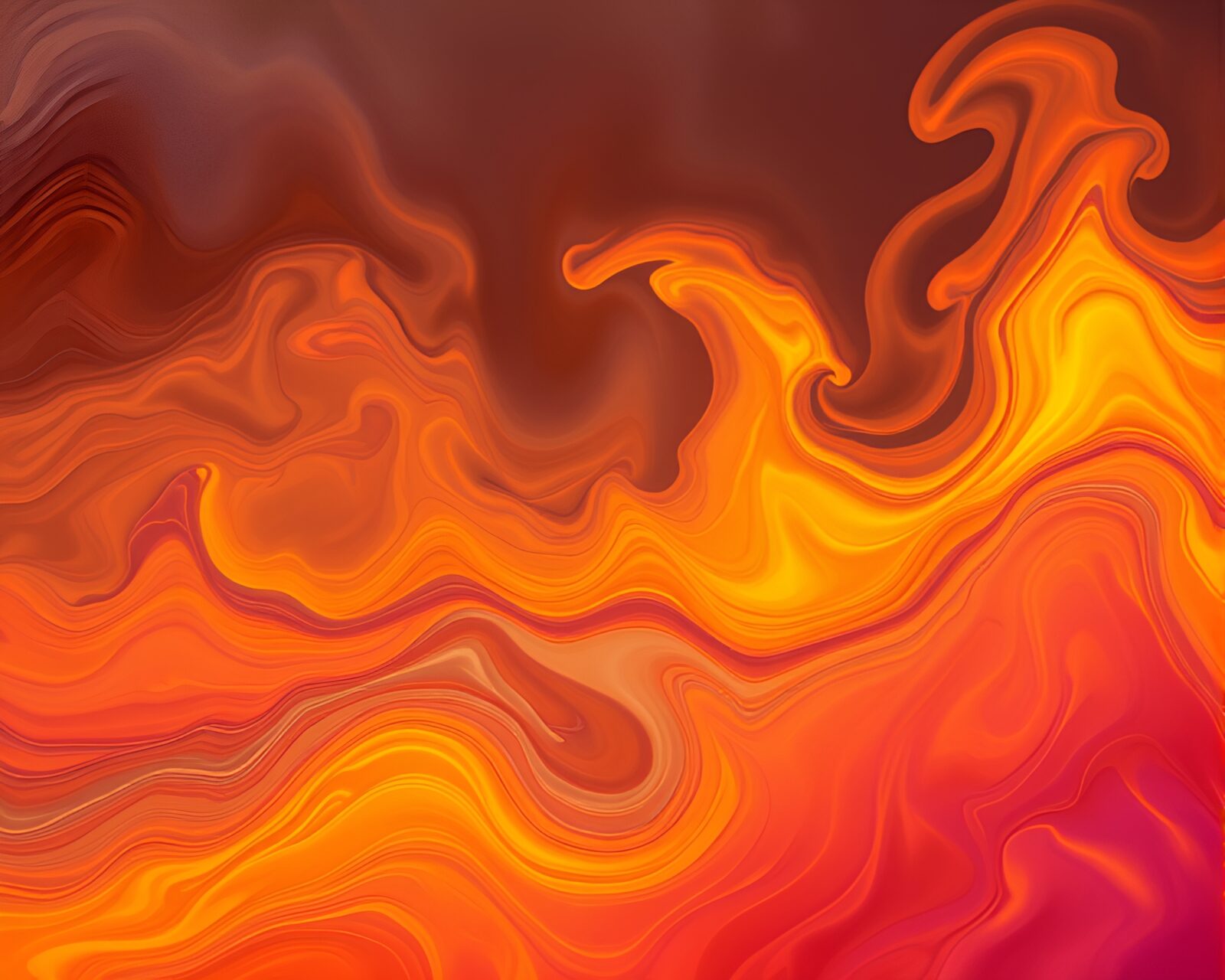 A dreamy and vibrant oil painting with fluid simulation