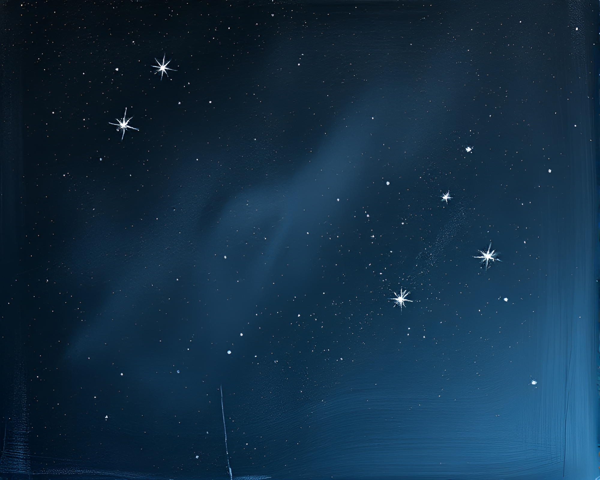 Enchanting Murano Glass Under a Starlit Chalkboard Sky – free AI stock image