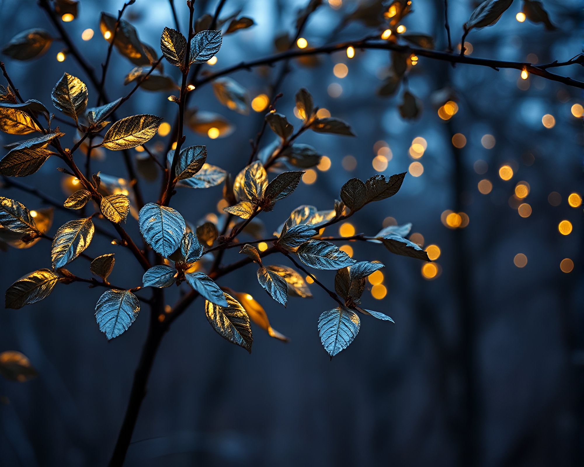 Ethereal Apple Cider Elixir in Blue Hour – free AI stock image