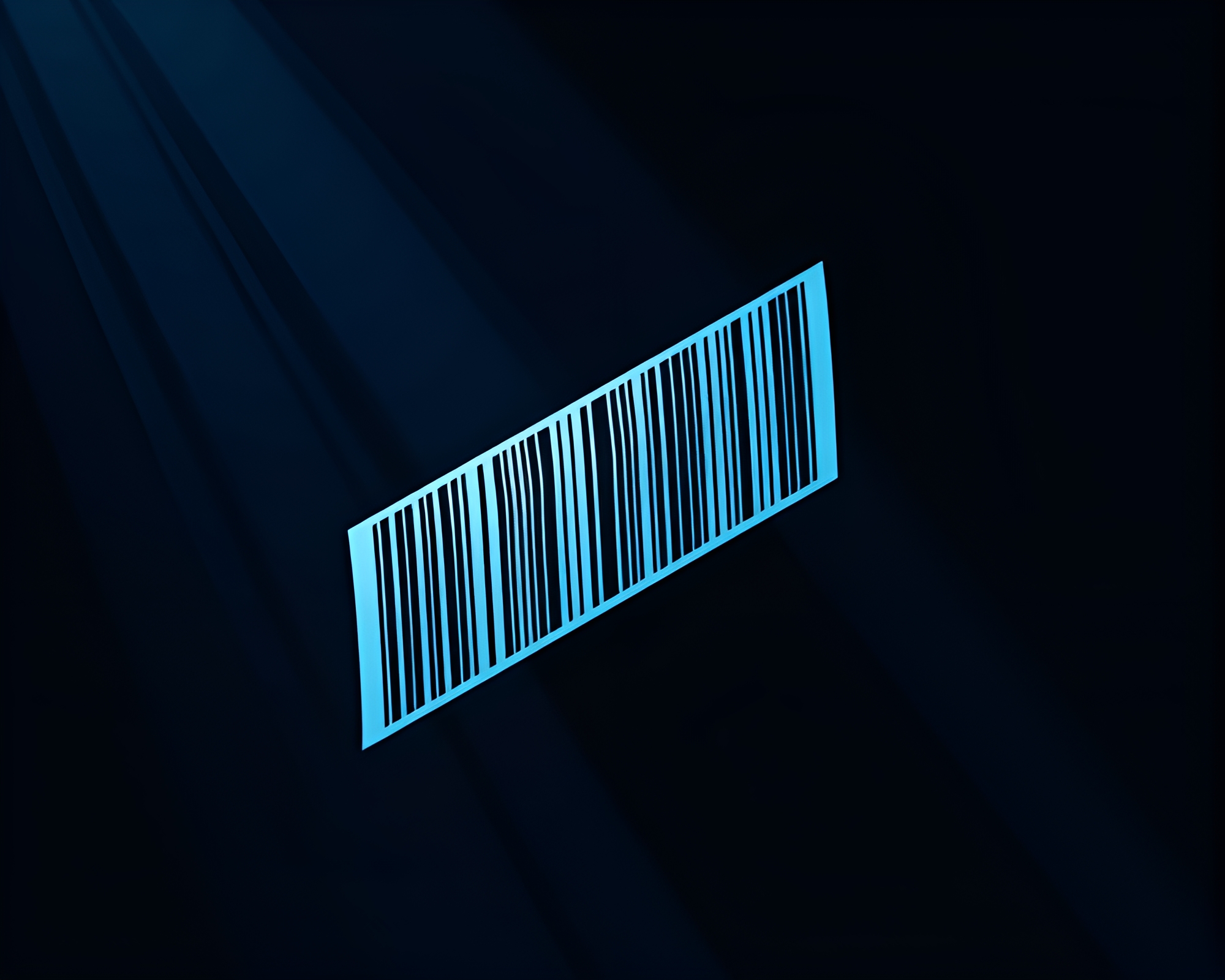 Submersible Barcode Stripe in Isometric Illustration Style – free AI stock image