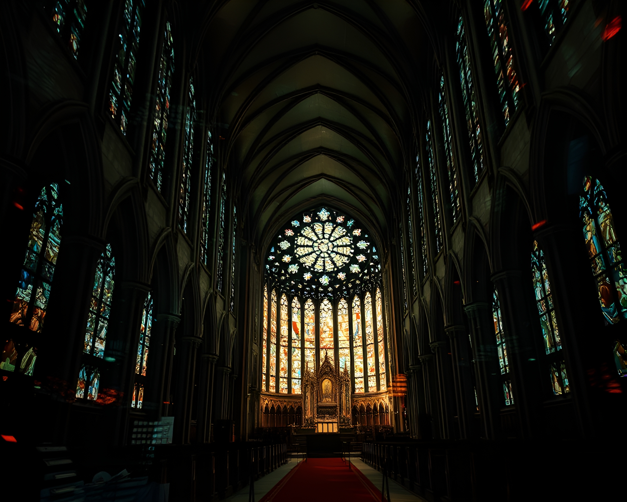 Mirrored Armadillo: Écorché Cathedral Light Study – free AI stock image