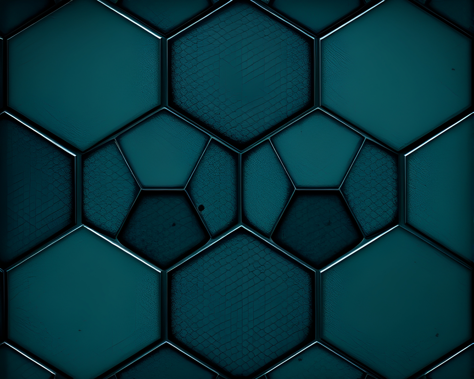 Vampire Hexagonal Tiling Lair in Grainy Film Style – free AI stock image