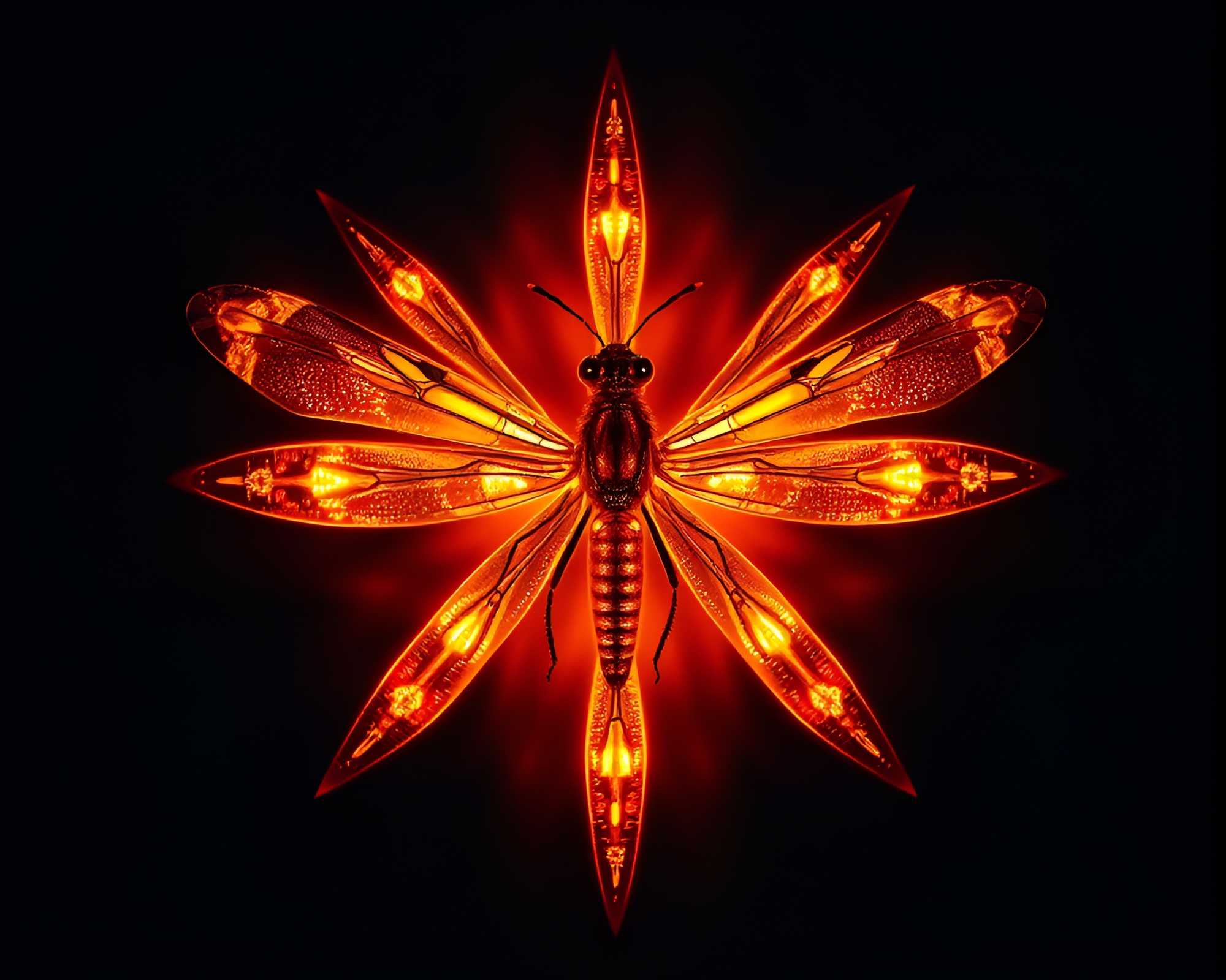 Symmetrical Stagecoach Riding under Firefly Night – free AI stock image