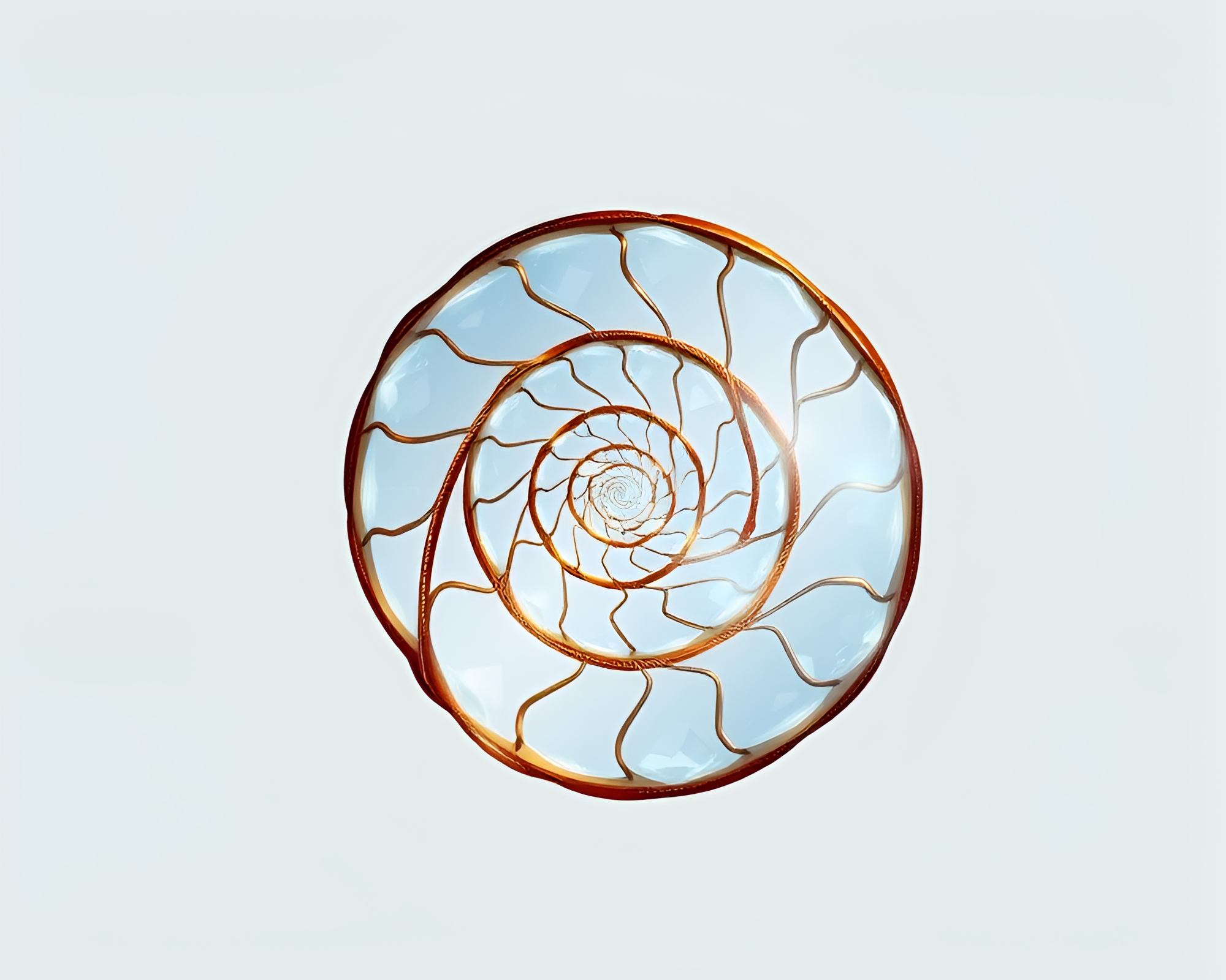 Fibonacci Leather Diary: Vector Art Masterpiece – free AI stock image