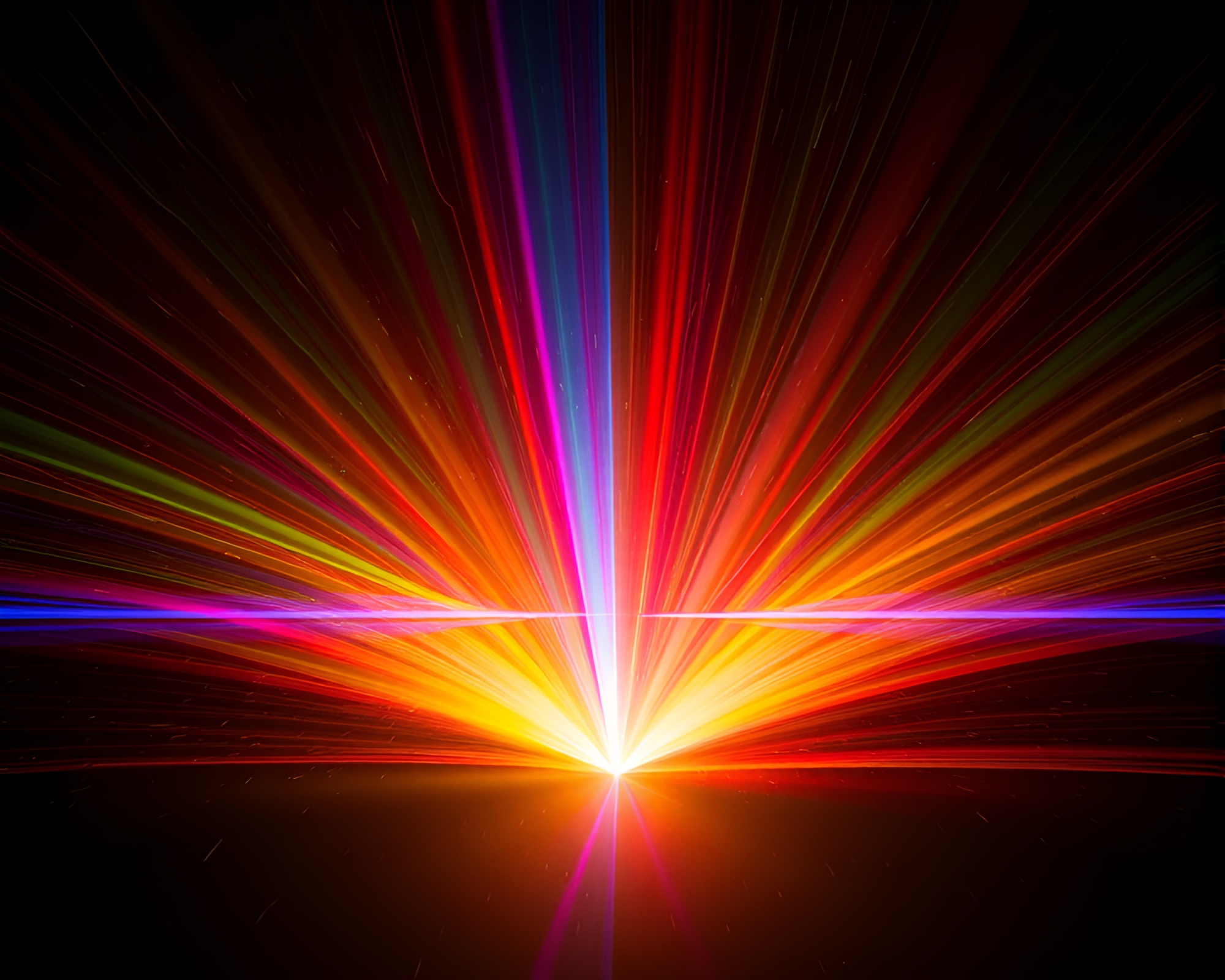 Prismatic Geyser Field under Strobe Club lights – free AI stock image