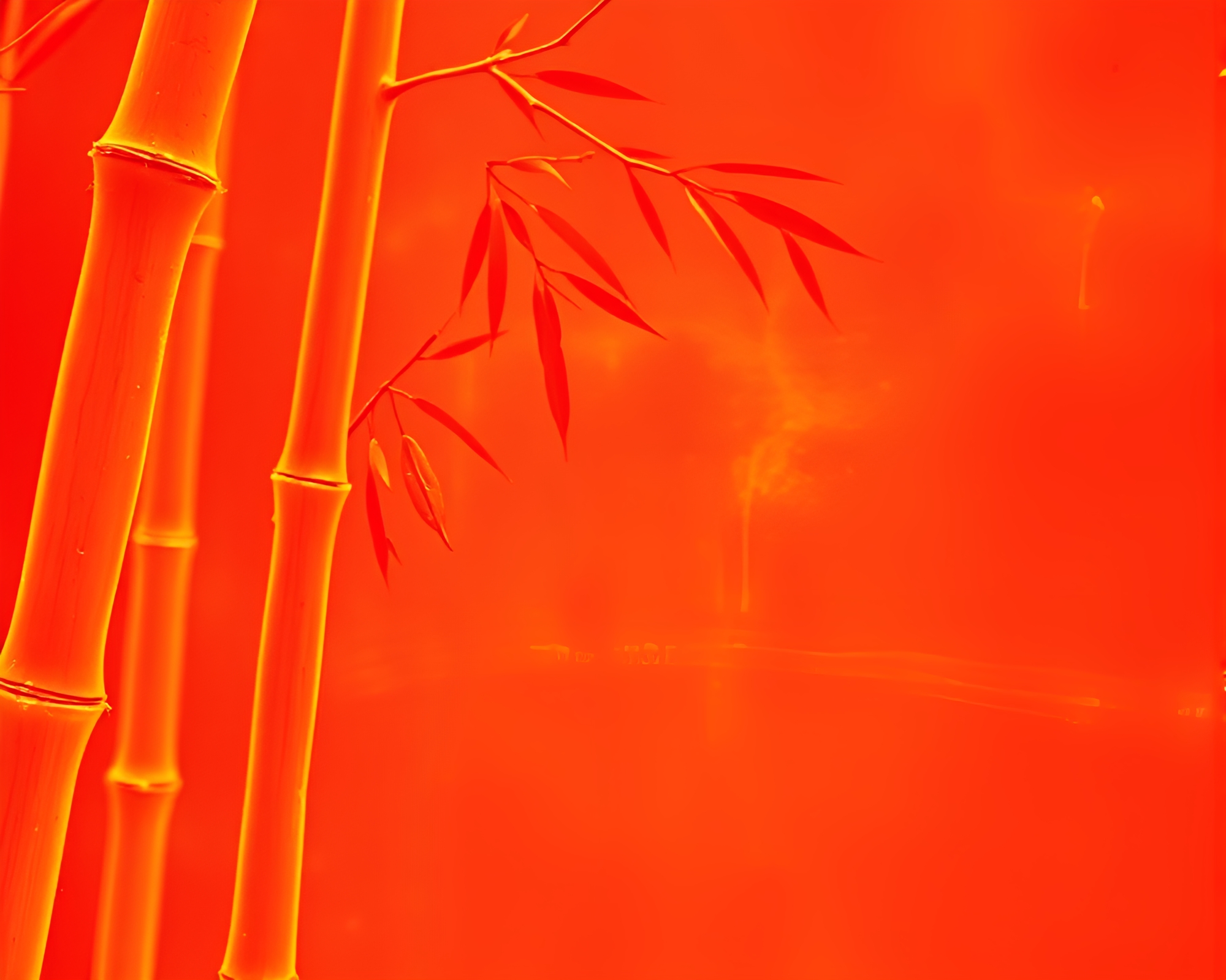 Torn Edge Bamboo Flute Serenade – free AI stock image