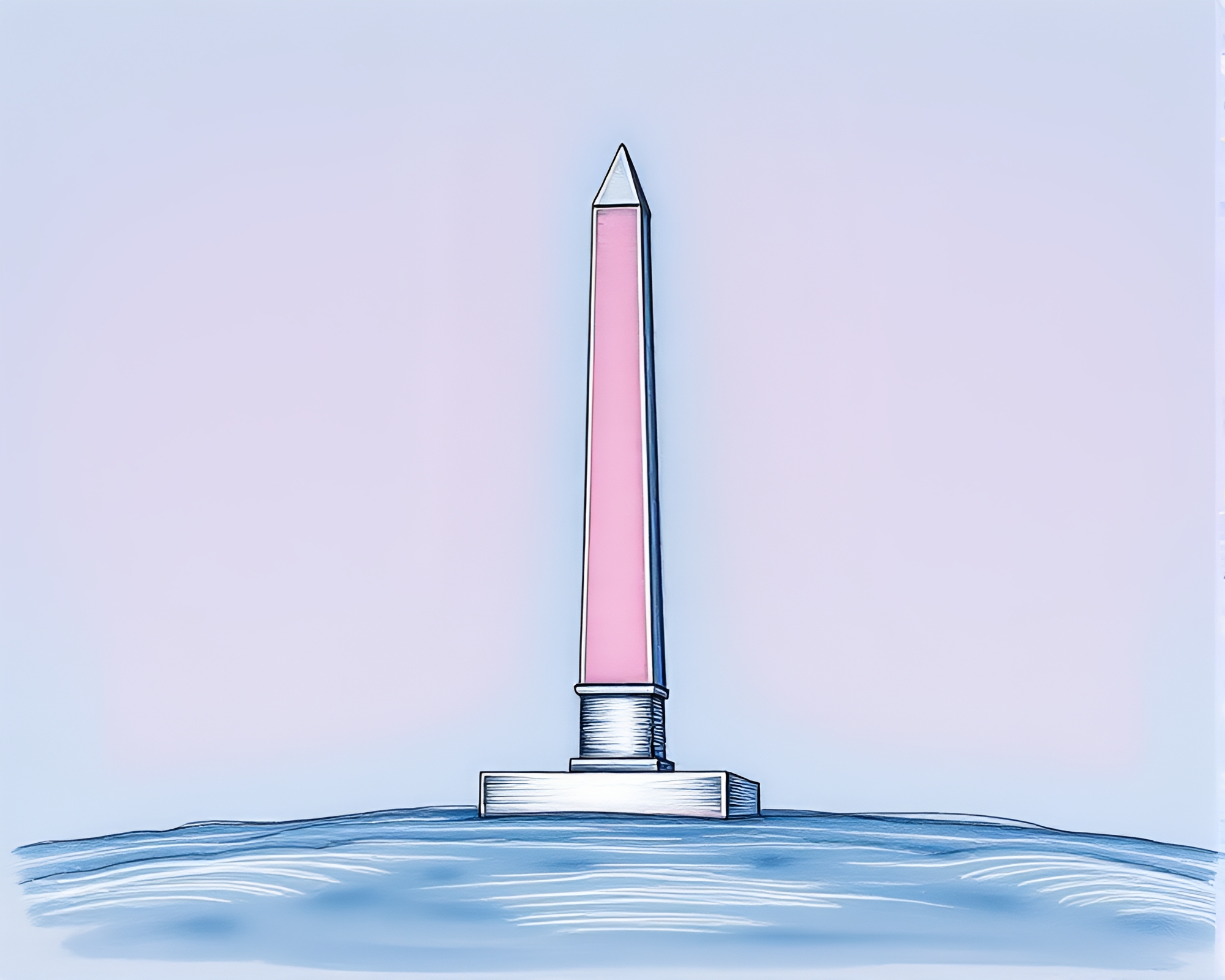 Enchanting Obelisk: Children’s Book Illustration – free AI stock image