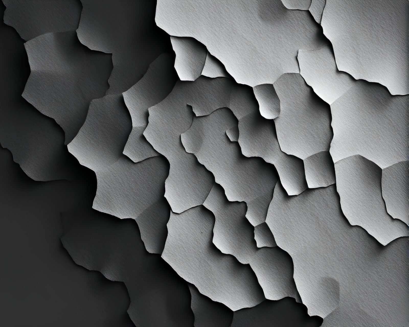Graphite gray underwater scene with paper textures