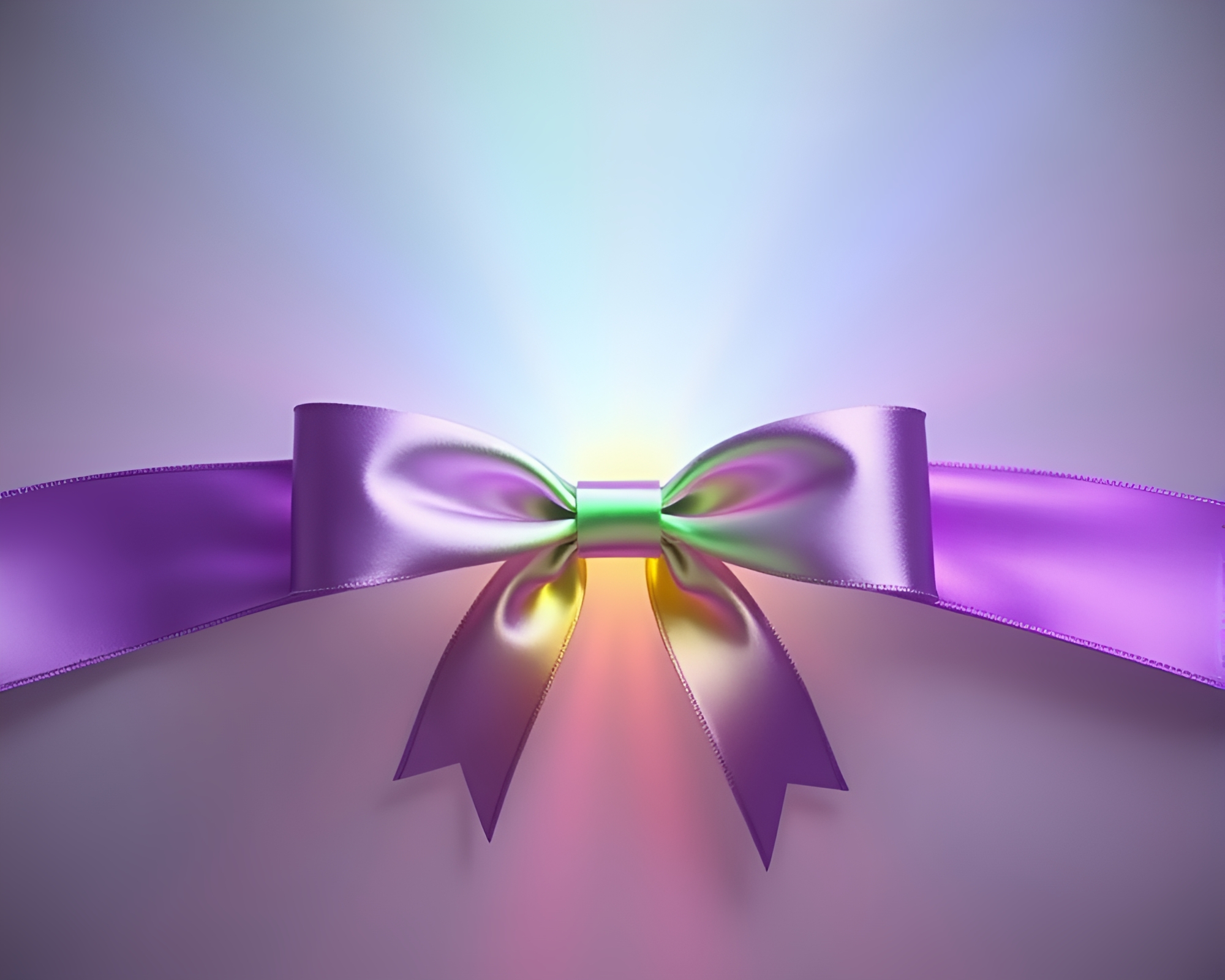 Monochrome Cosmos: Satin Ribbon Amidst Cosmic Rainbow – free AI stock image