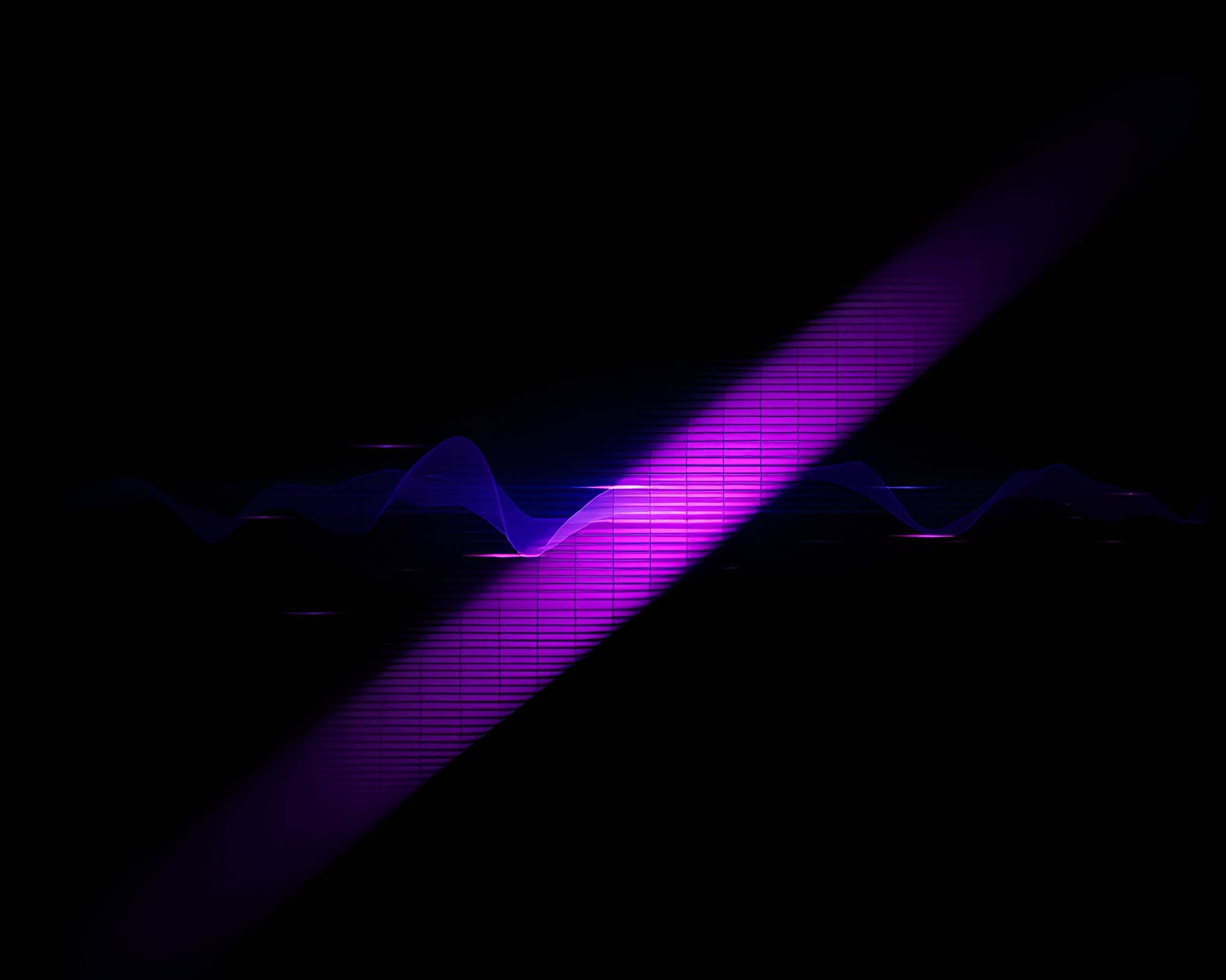 Retro Wave Shadow Silhouette in Sapphire Glitch – free AI stock image