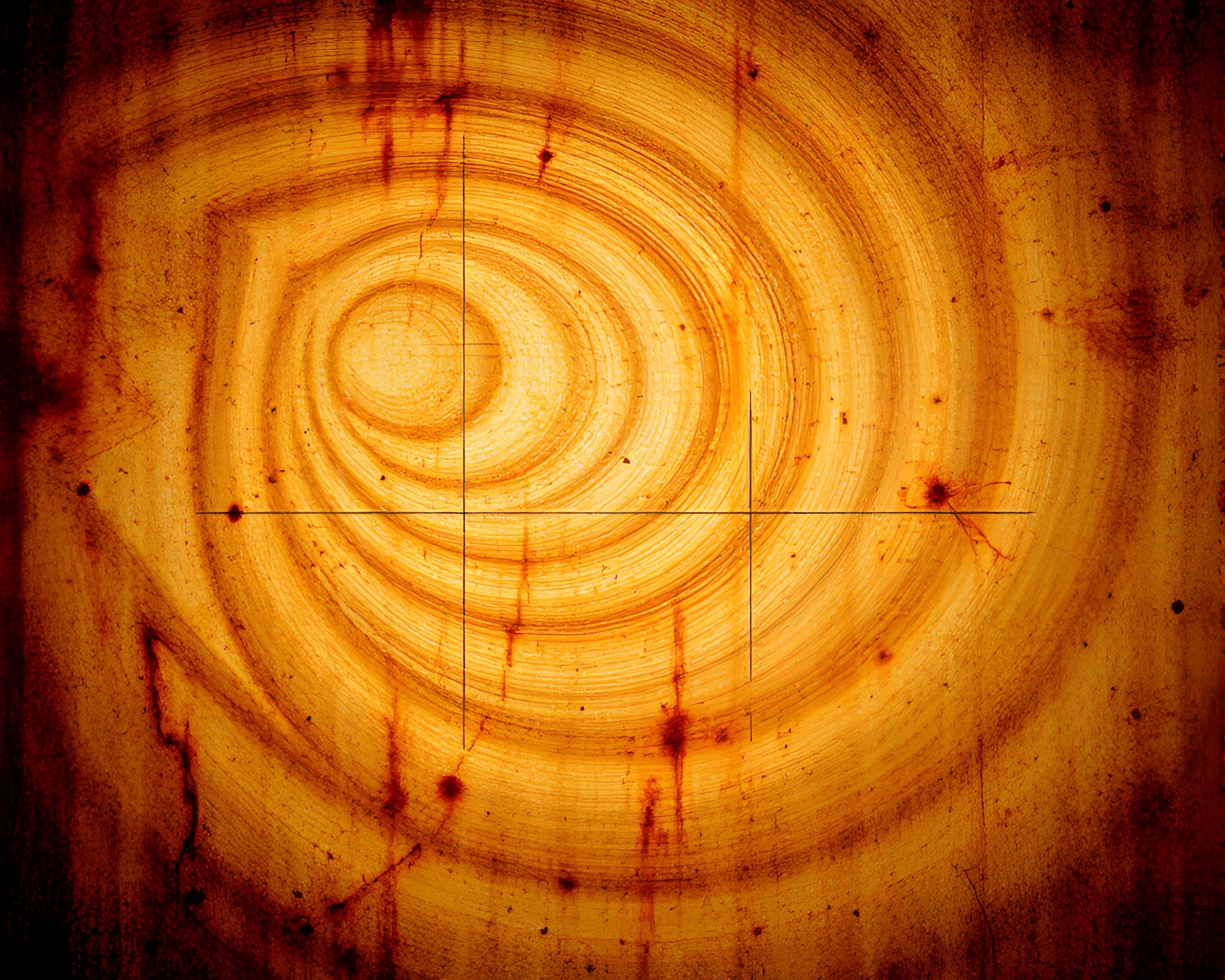 Rust-Stained Binoculars Under Milky Way with Ray Tracing – free AI stock image