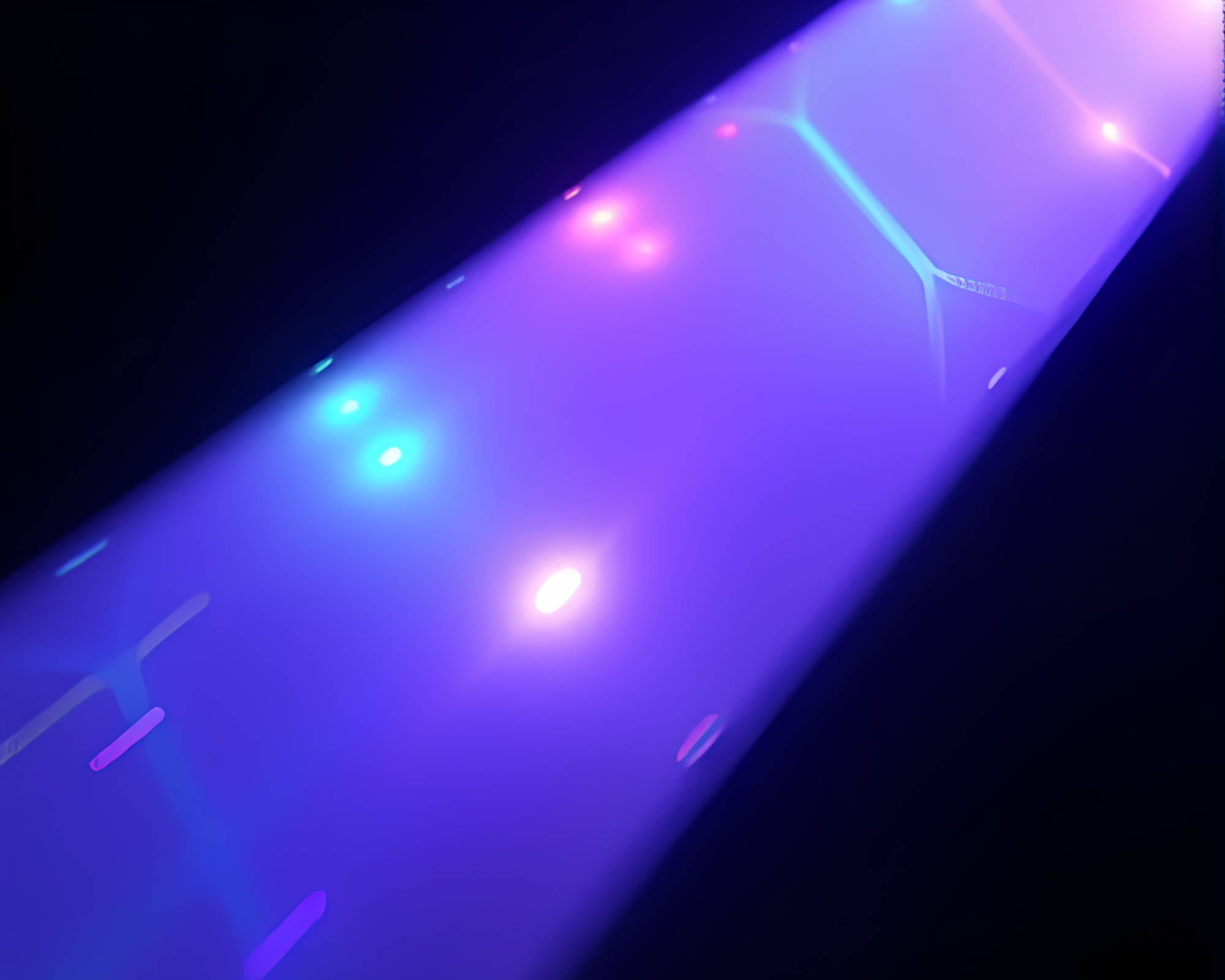 Futuristic Oasis in Ultraviolet Shine – free AI stock image