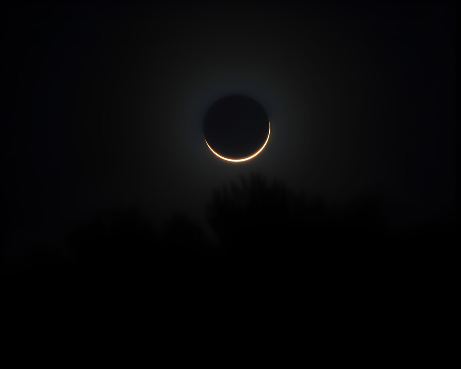 Tight crop image of a dwarf in eclipse shadow