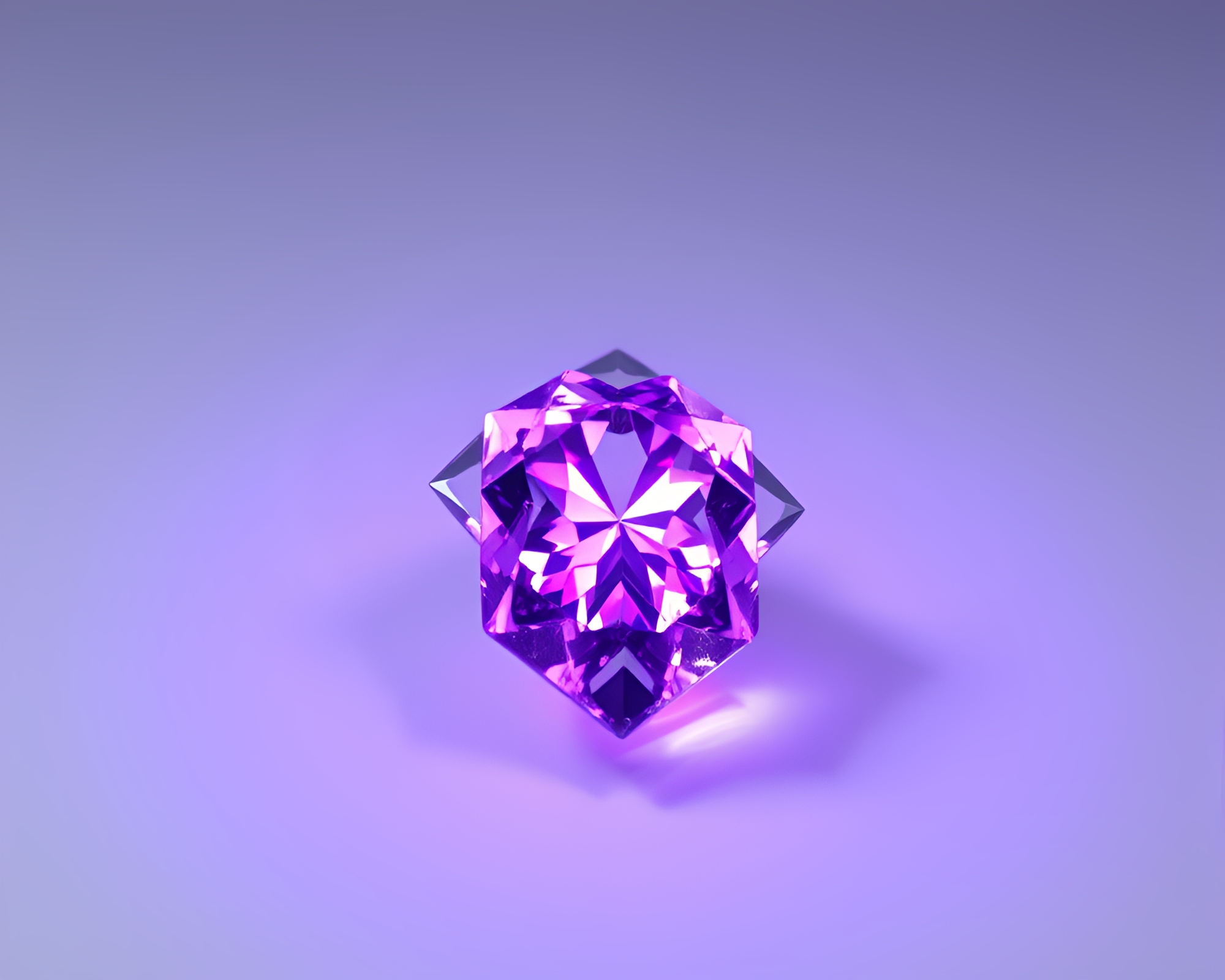 Topaz Glow: Ultraviolet Obelisk in Color Burst – free AI stock image