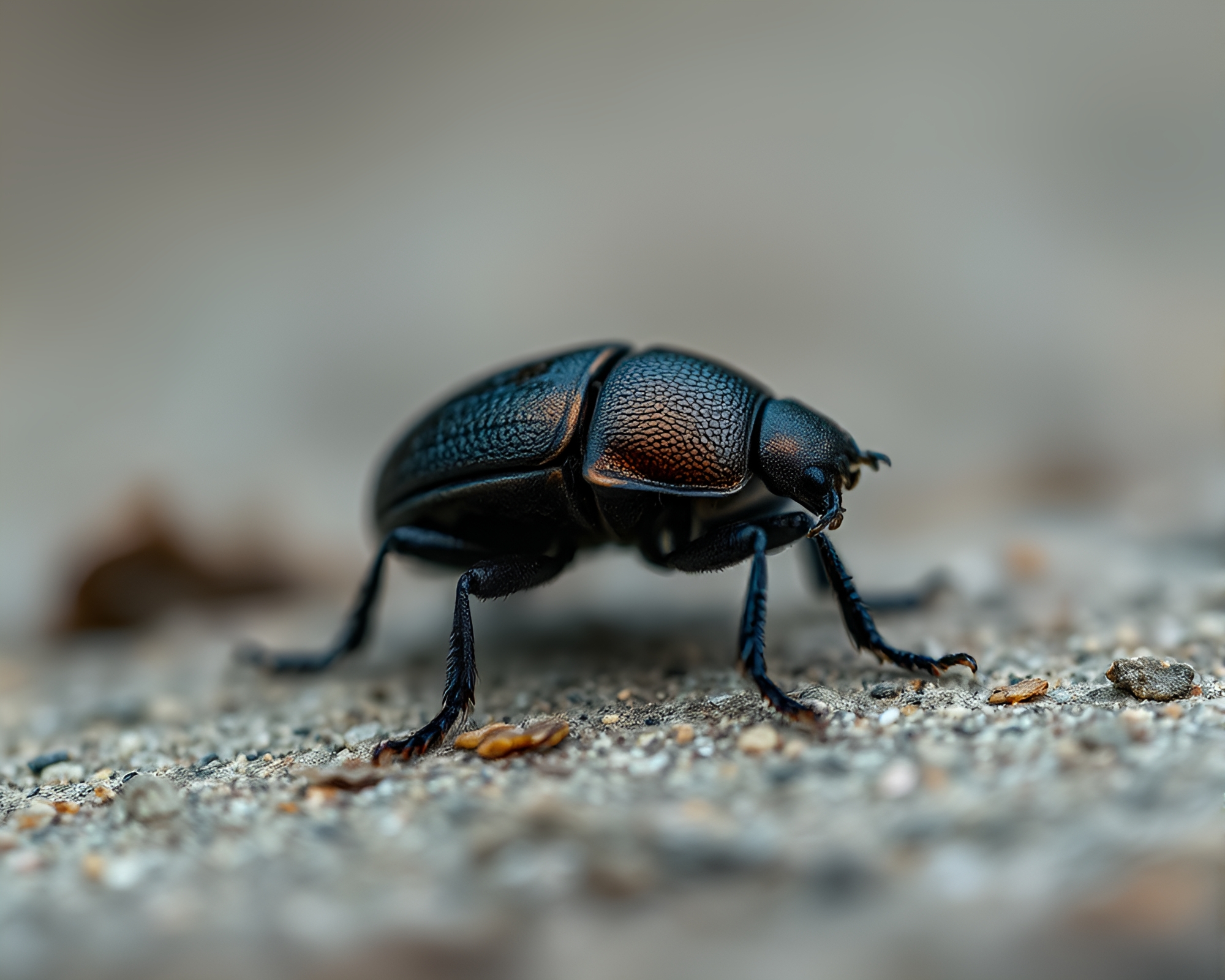 Luminous Beetle in Dreamy Landscape Etching – free AI stock image