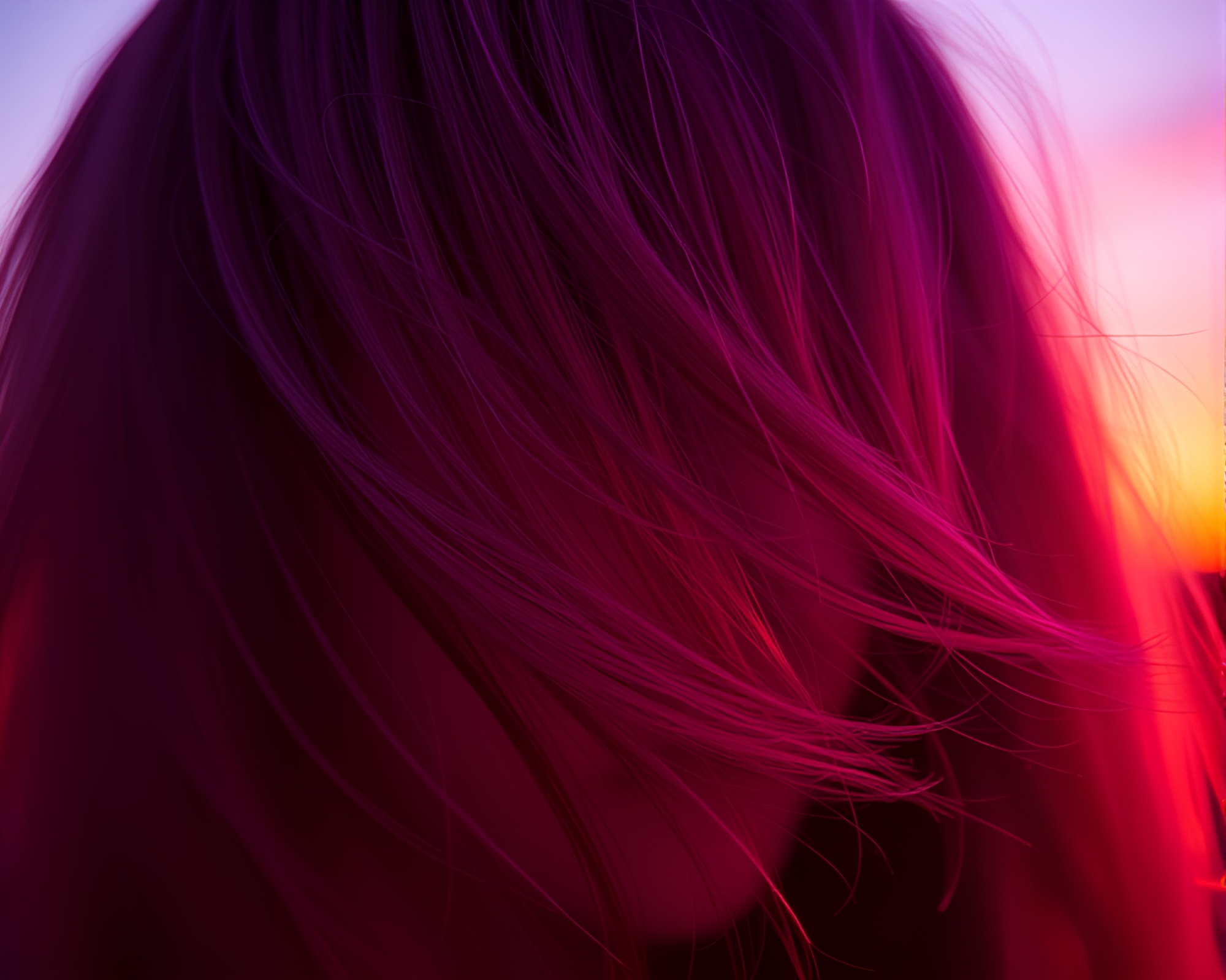 Surreal Lens-Distorted Fruit Tart Sunset Fantasy – free AI stock image