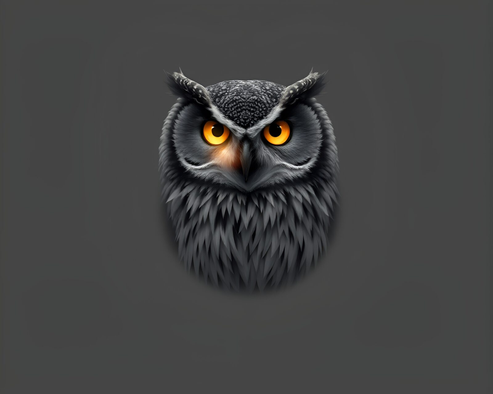 A mesmerizing owl illustration surrounded by golden spirals and lens flare lighting