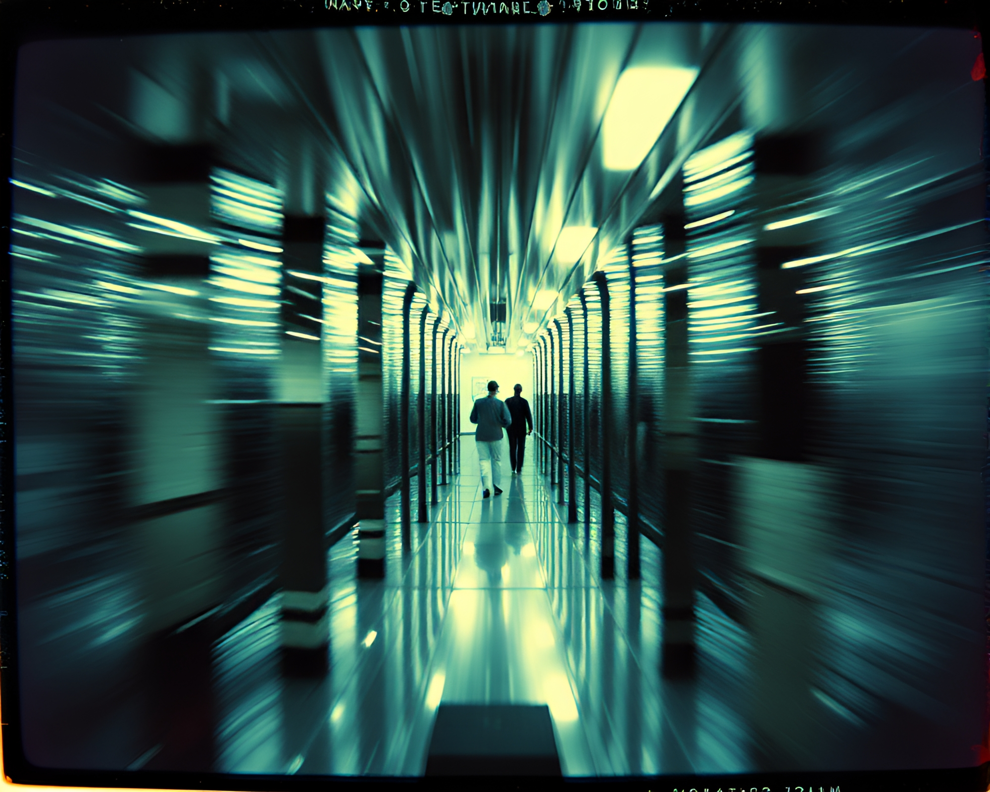 Ethereal Mirror Maze Enchantment Vintage Photography – free AI stock image