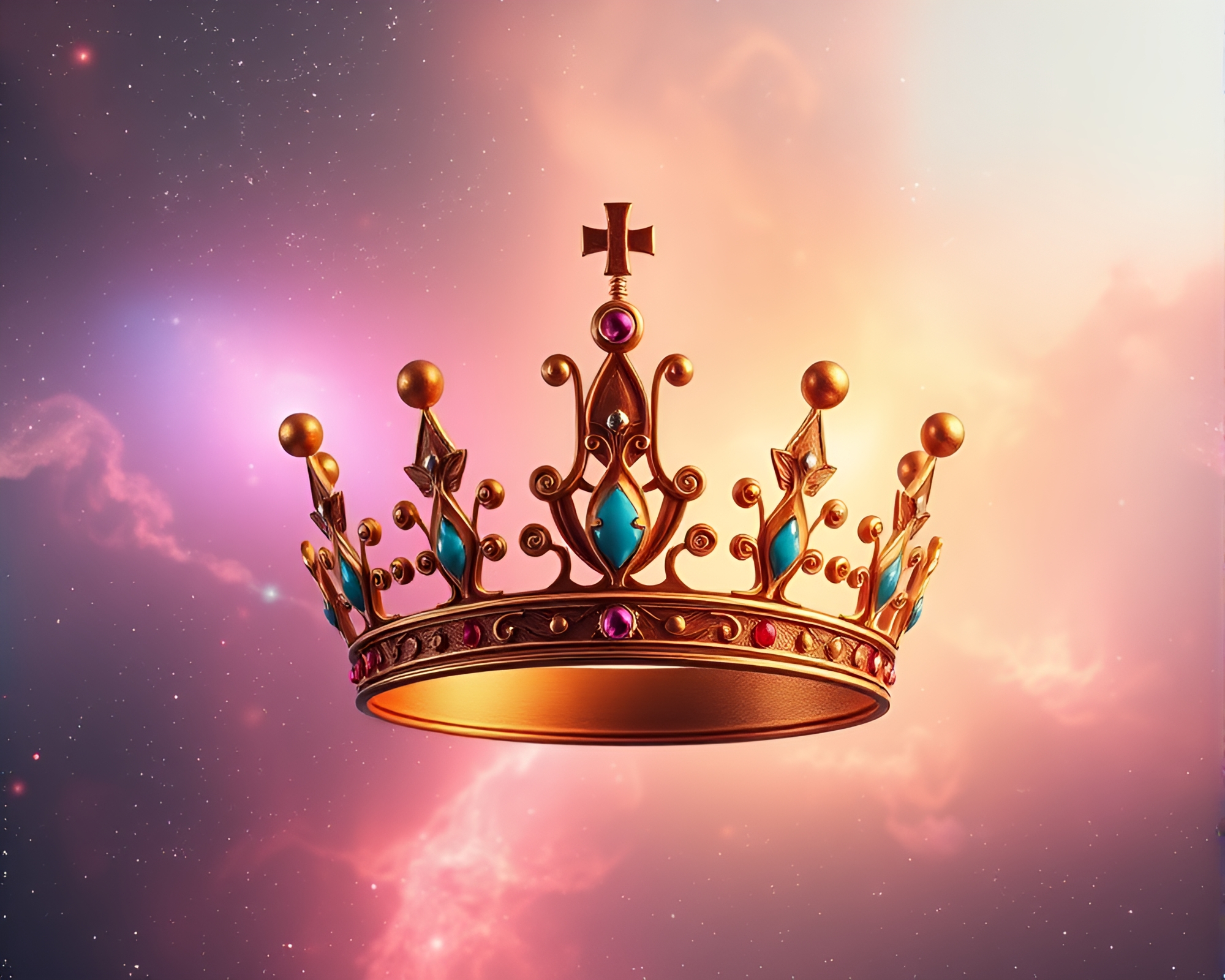 Cosmic Crown: Nebula Majesty in Natural Light – free AI stock image