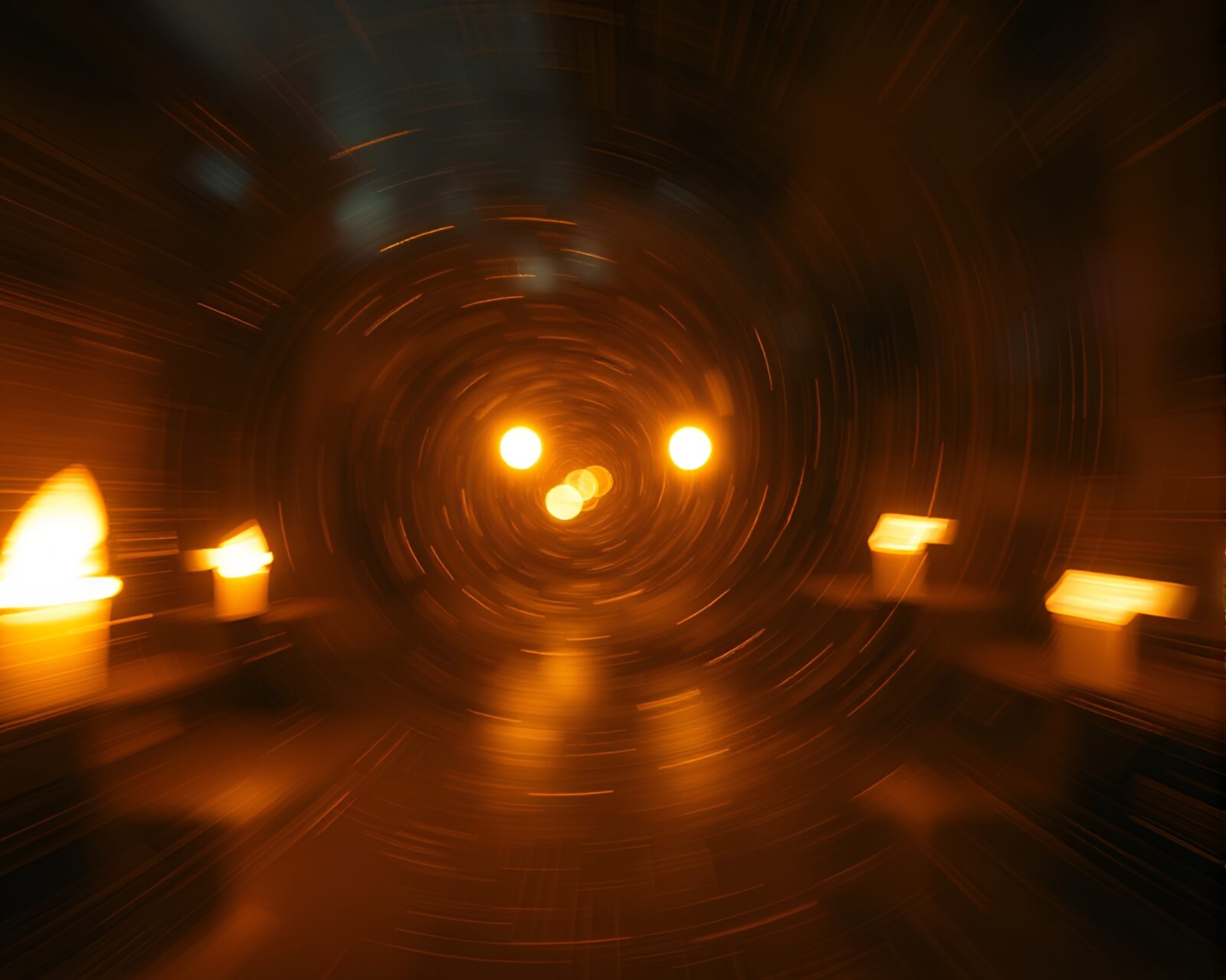 A mesmerizing blend of light and motion in a time vortex
