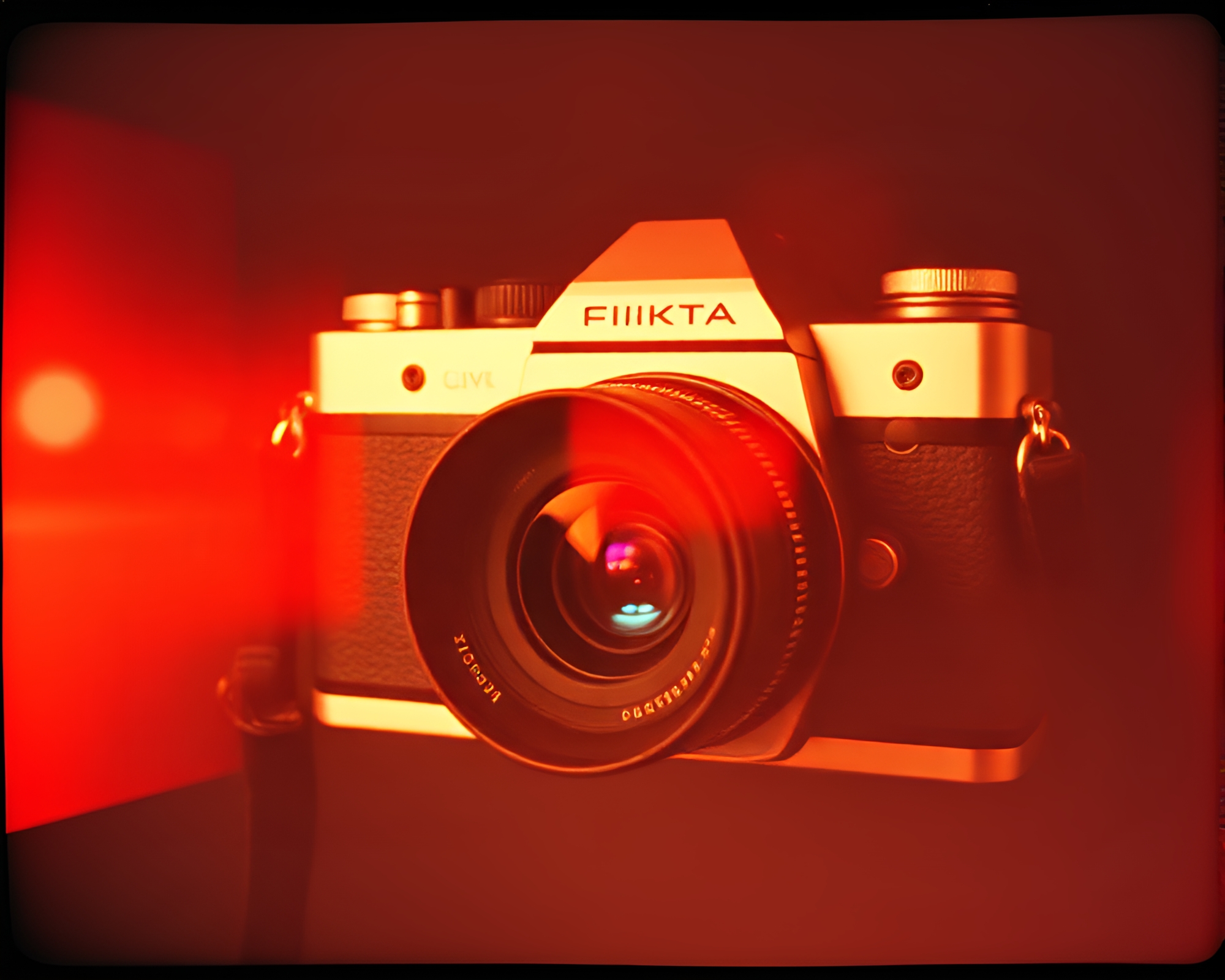 Ethereal Camera Fusion: Infrared Double Exposure – free AI stock image