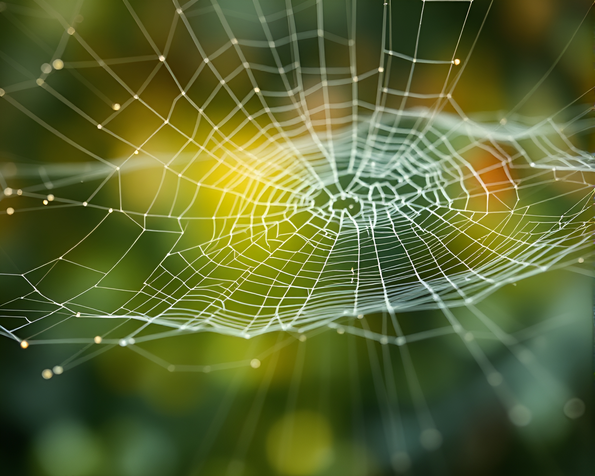 Abstract Cobweb Strands in Washed-Out Vignette – free AI stock image