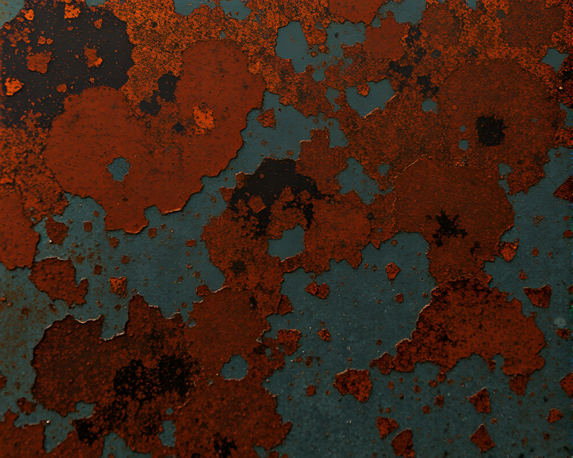Rust Flake Digital Glitch Cloth Simulation Fireflies – free AI stock image