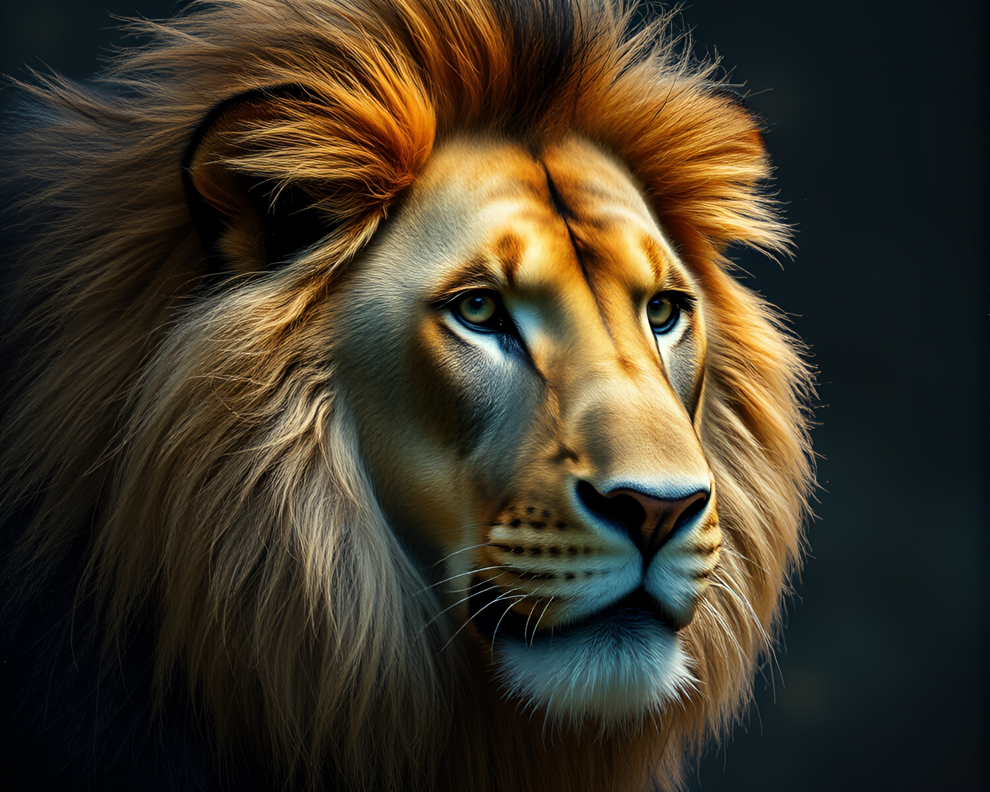 Lion King’s Planetary Pastel Lair – free AI stock image