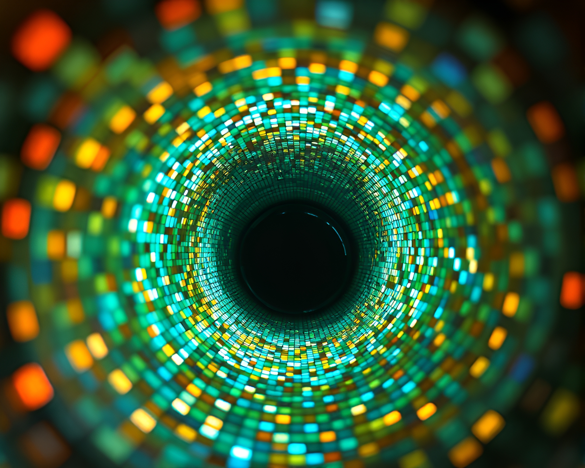 Gradient Mesh Coffee Cup Mosaic Lighting – free AI stock image