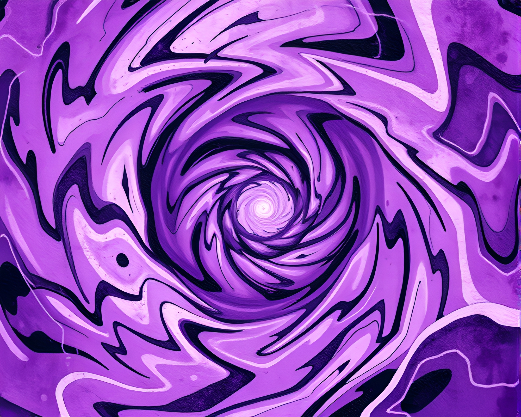Vortex Twist: Wormhole Generator in Amethyst Glow – free AI stock image