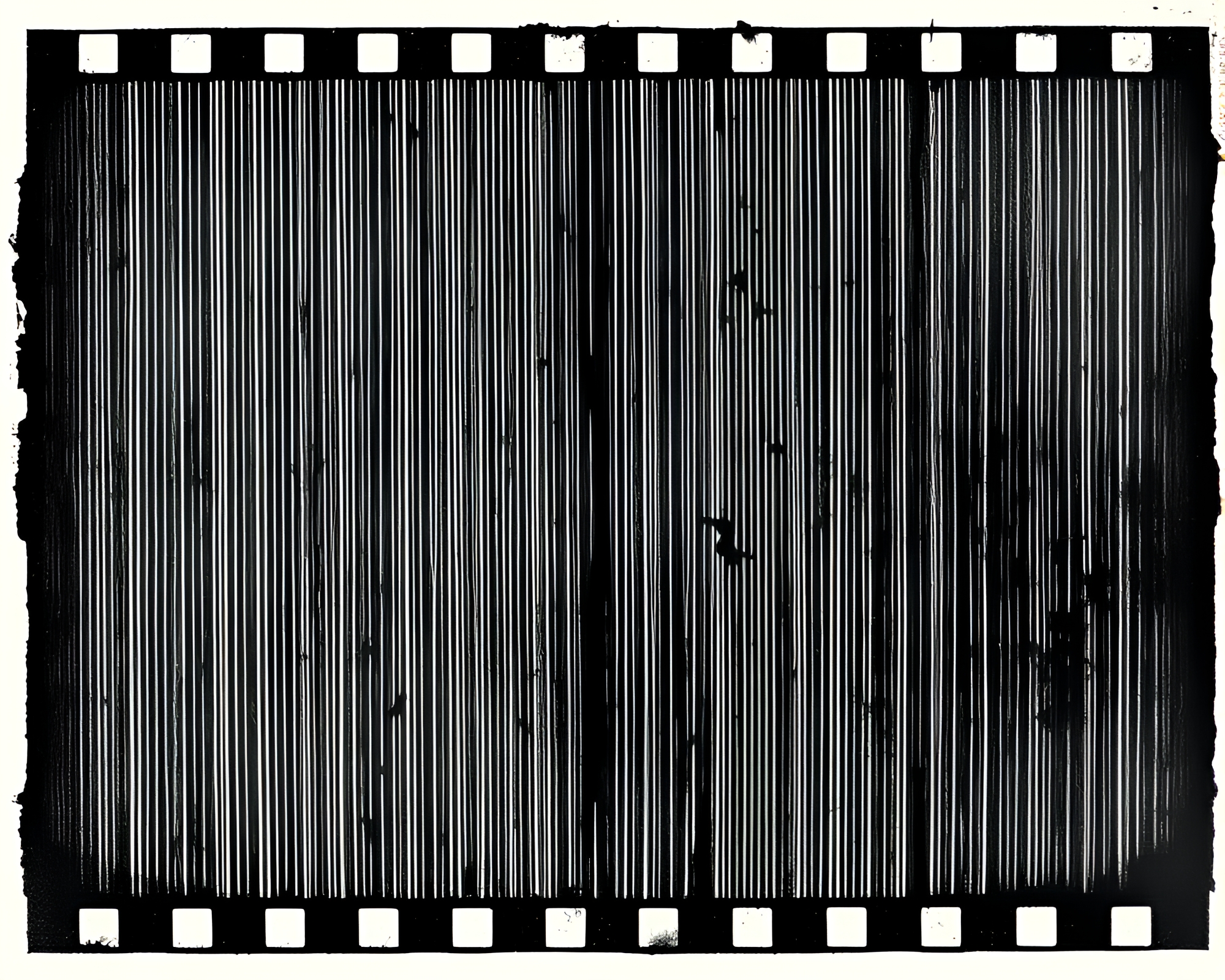 Gothic Etching Lines in Grainy Film Strip Border – free AI stock image