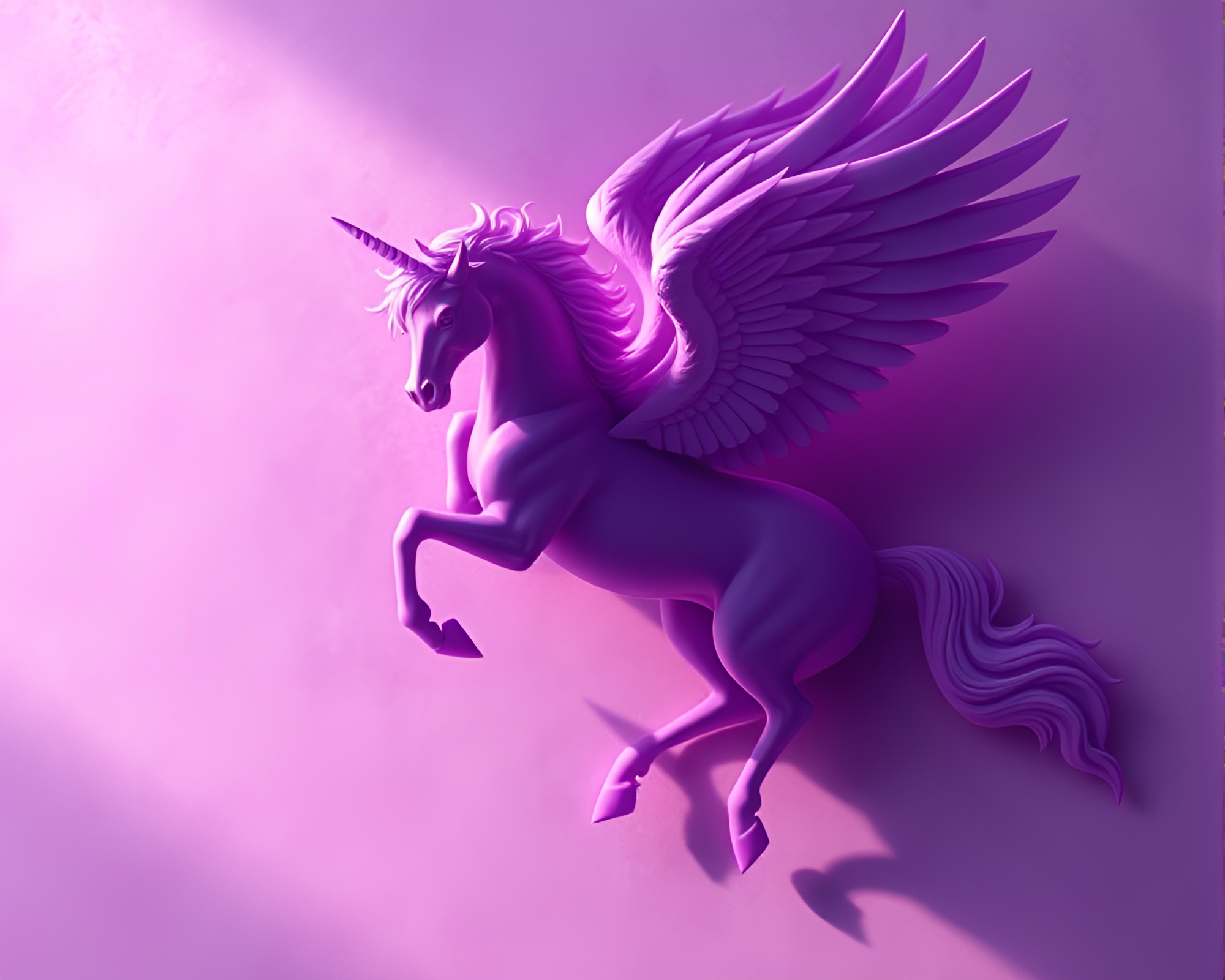 Majestic Pegasus Under Amethyst Skies – free AI stock image