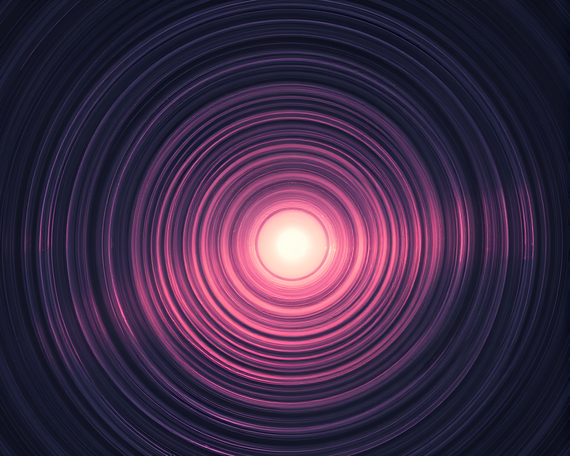 Quantum Fluctuations Captured in Sunset Duotone Concentric Circles – free AI stock image