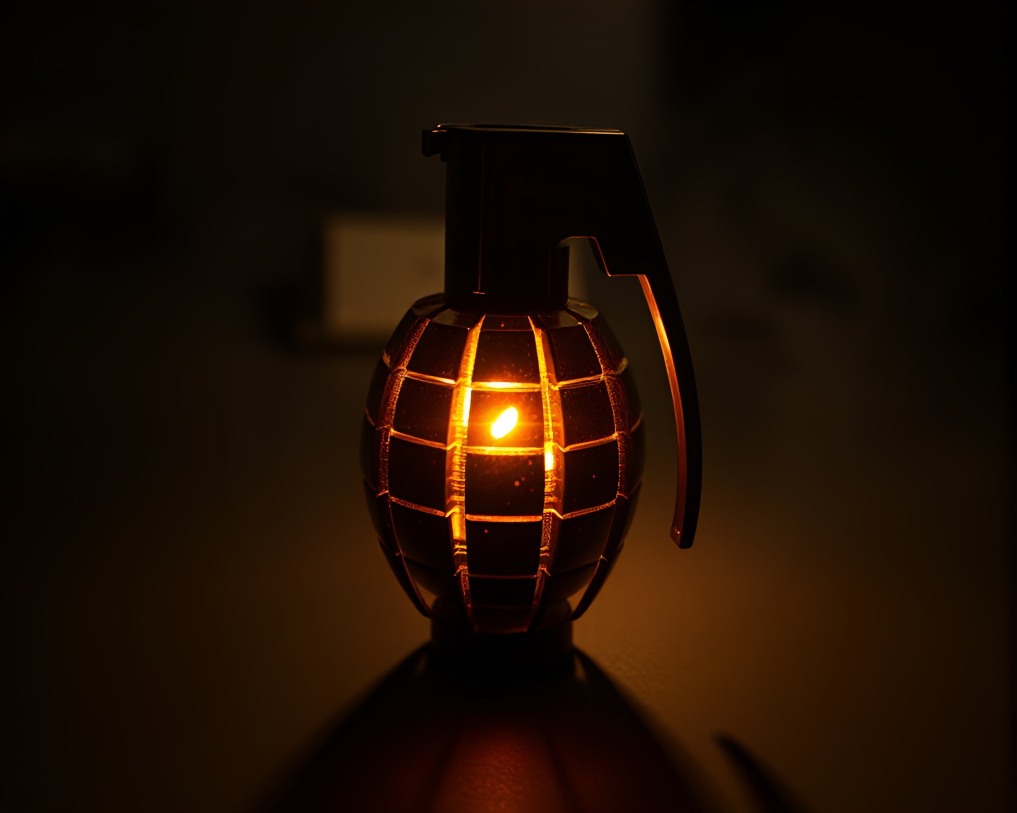 Antimatter Grenade Shadow Silhouette – free AI stock image