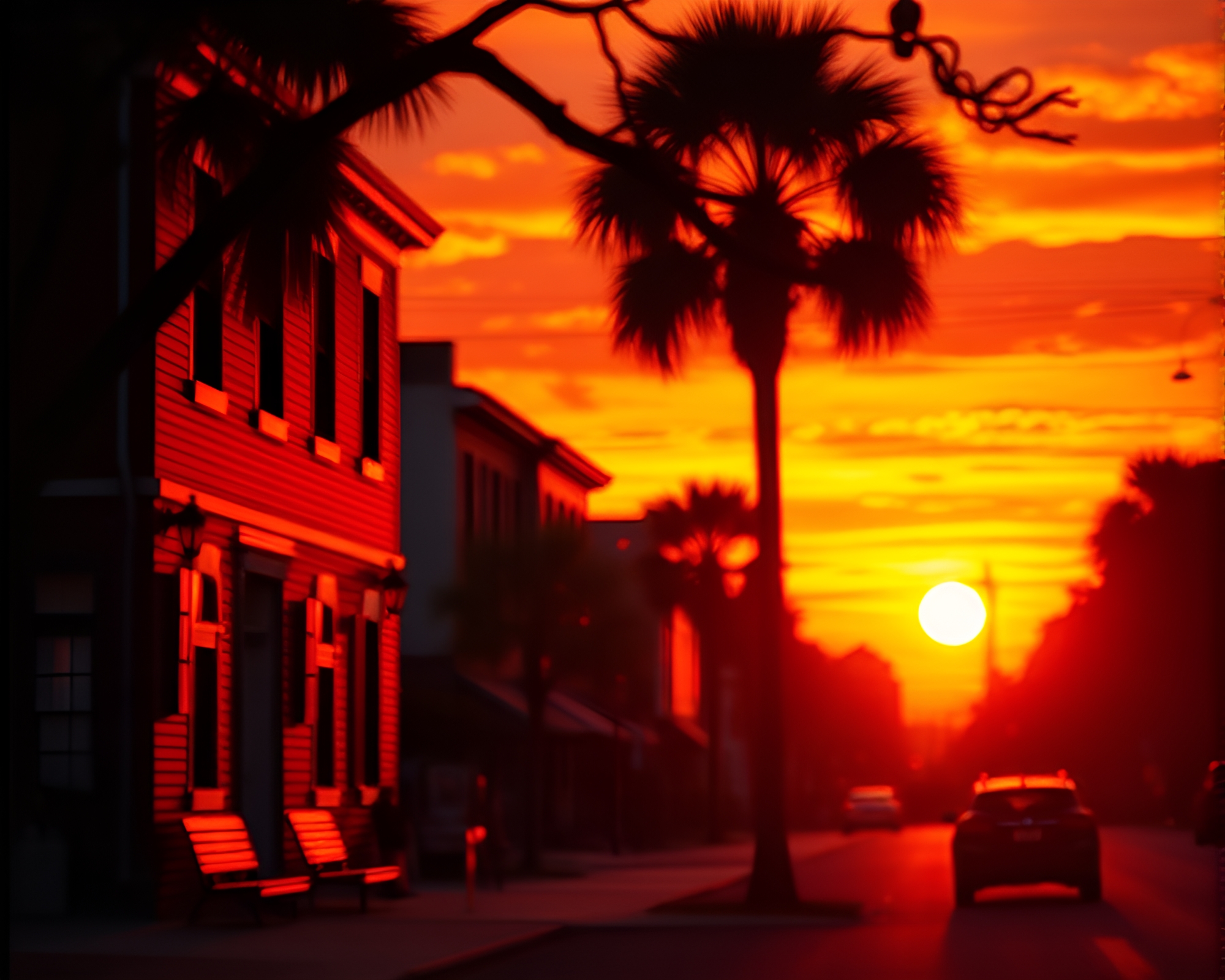 Savannah Sunrise: Comic Book Serenity – free AI stock image