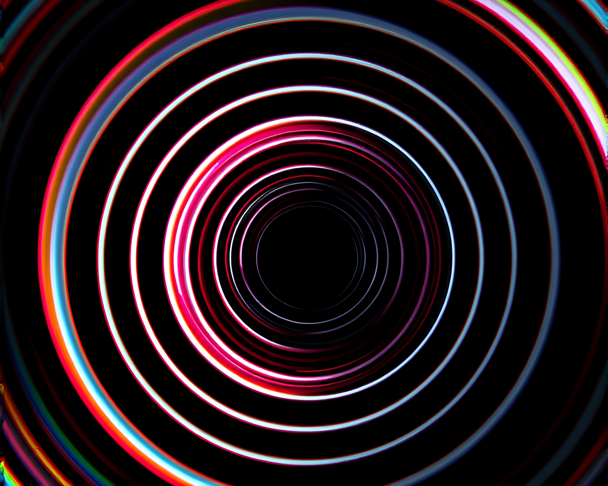 Op Art Crown in Vibrant Concentric Circles – free AI stock image