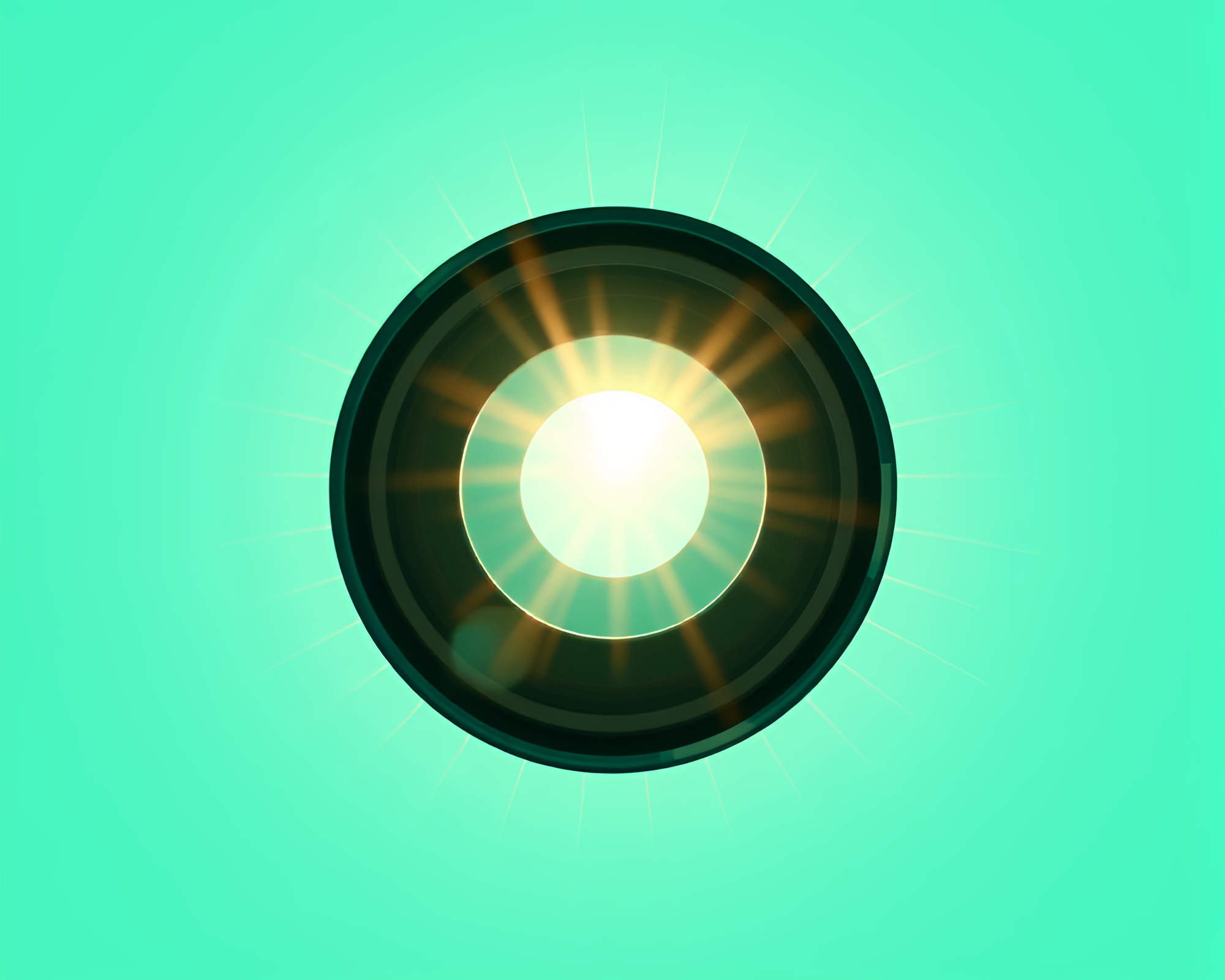 Minimalist Augmented Reality Sunburst Design Concept – free AI stock image