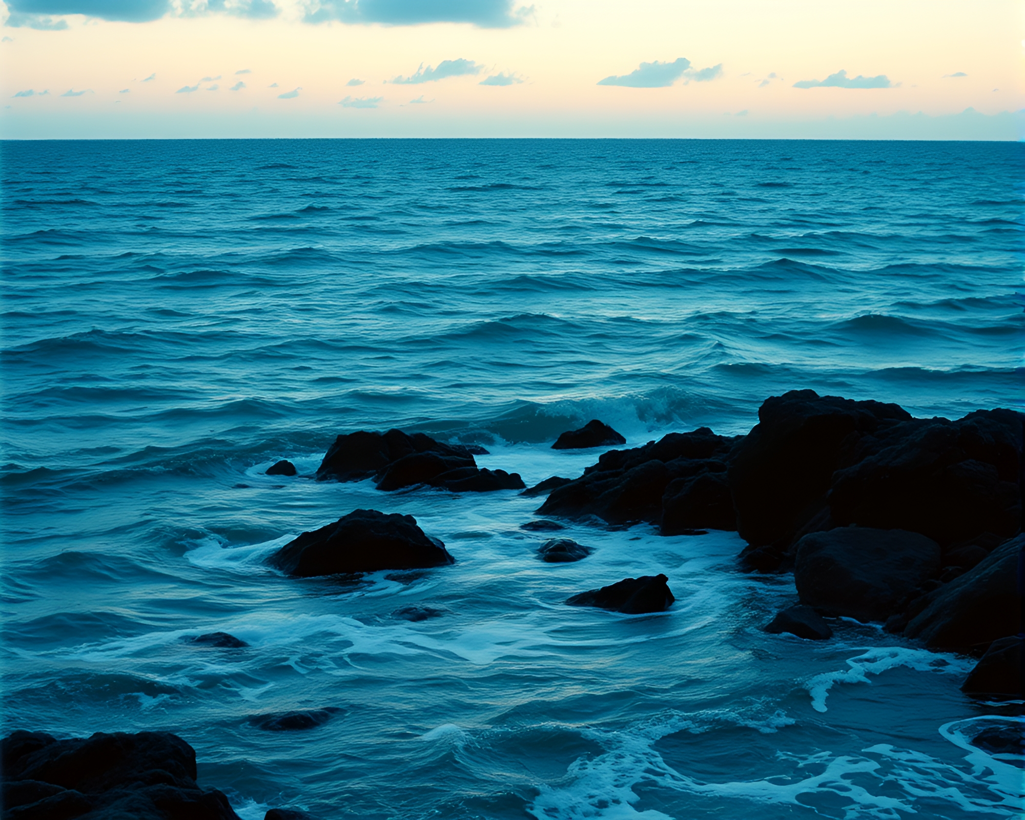 Savage River Adventure: Ocean-Blue Graphic Novel Film Burn – free AI stock image