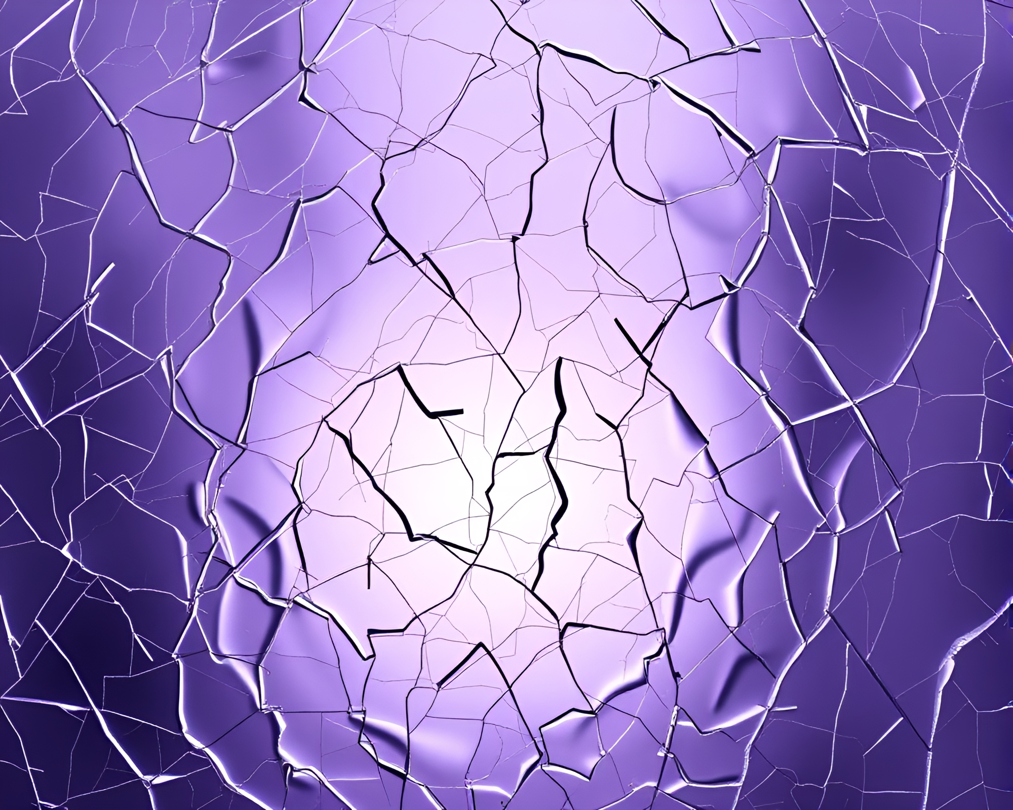 Amethyst Metallic Mirror Maze: Procedurally Generated Art – free AI stock image