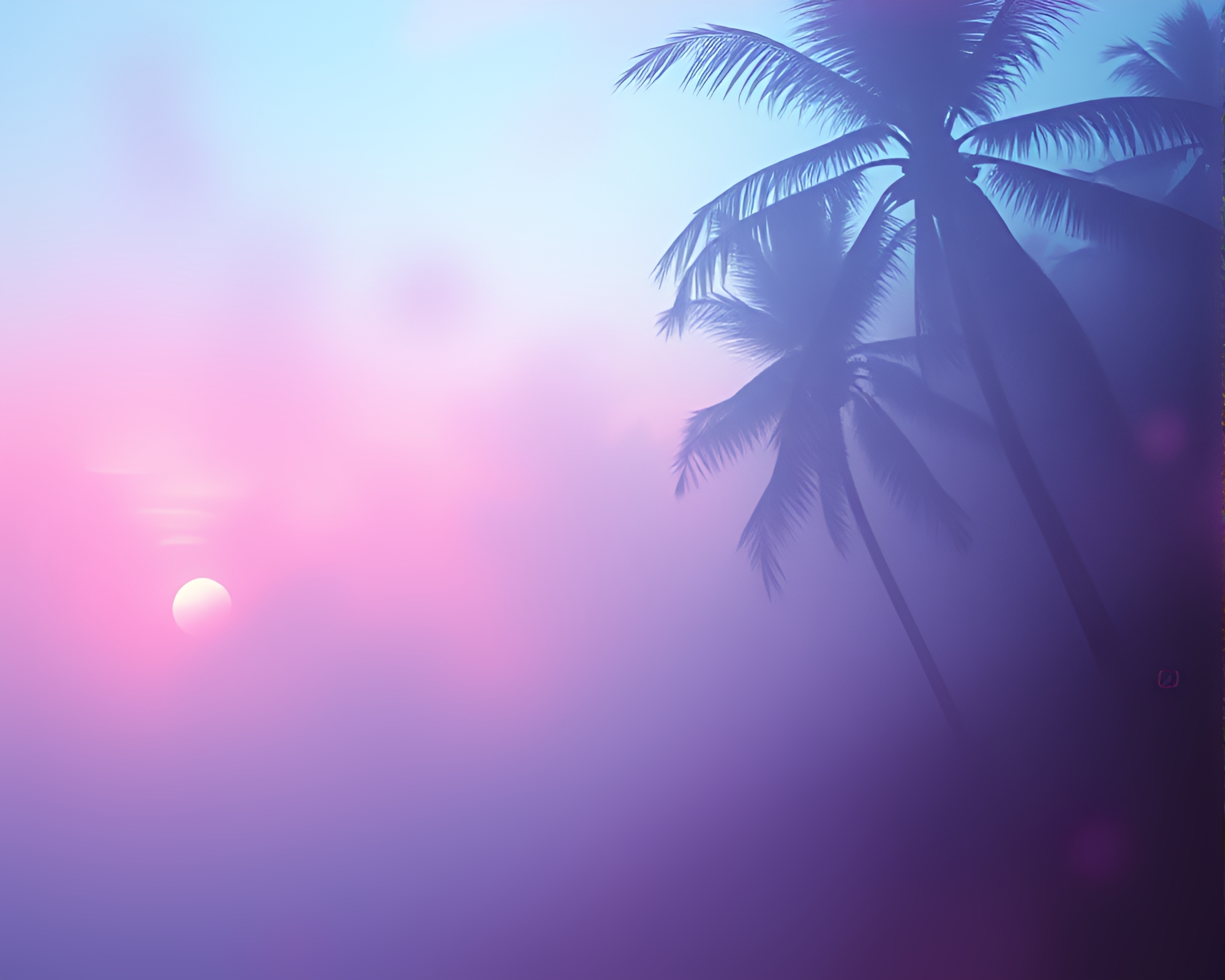 Vaporwave Banshee Vignette: Dreamy Haunt in Haze – free AI stock image