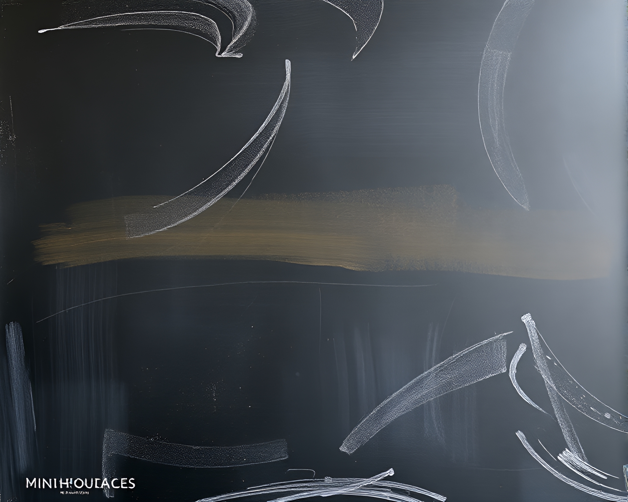 Chalkboard Plateau Mirage – free AI stock image
