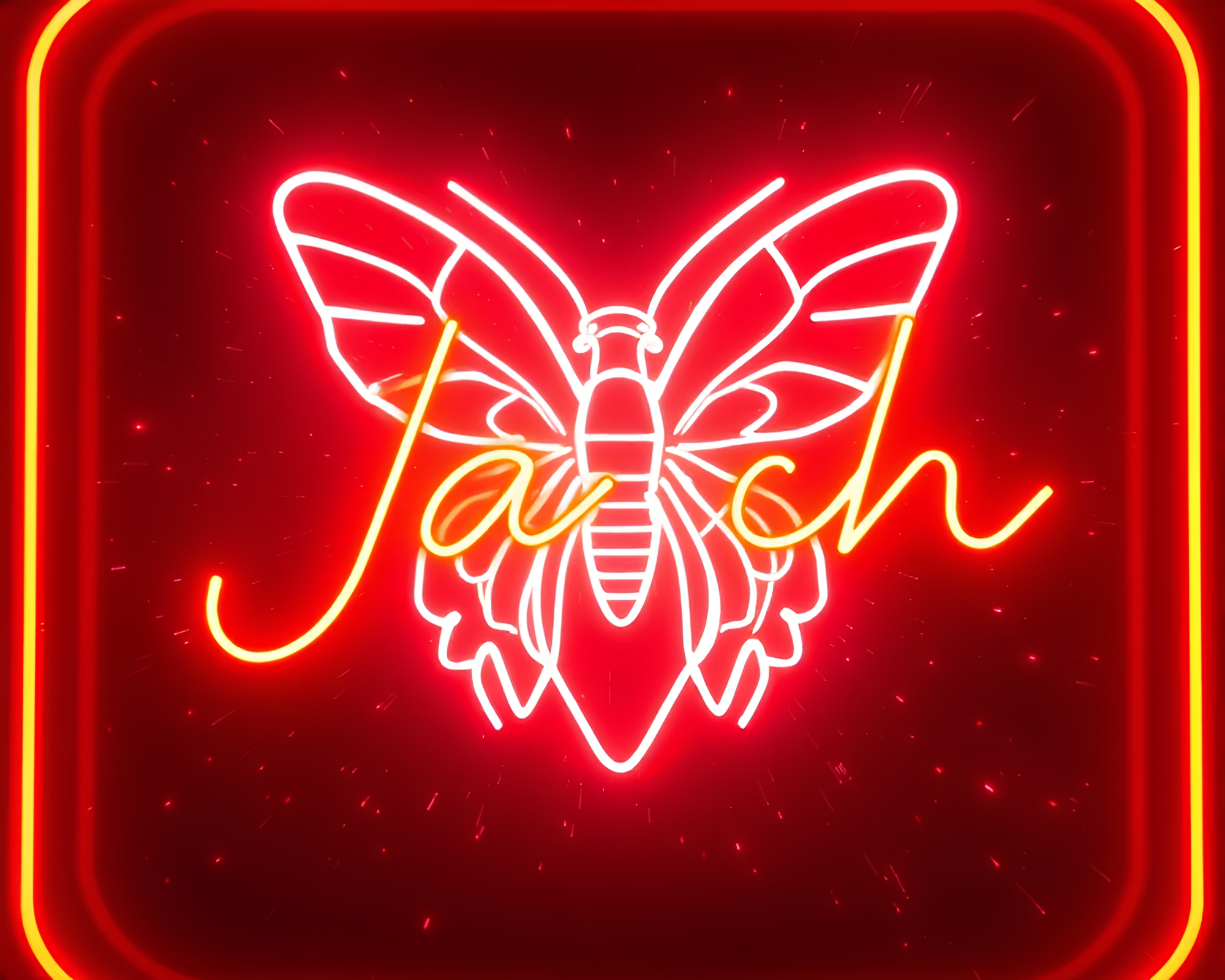 Neon Hatching: Copper-toned Particle Simulation Delight – free AI stock image