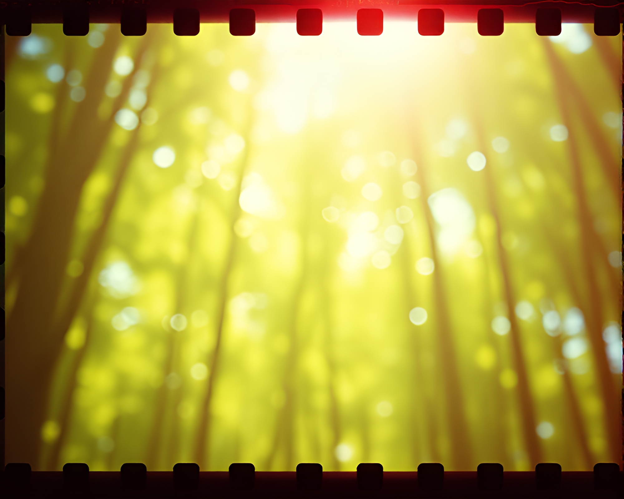 Vintage Film Sprocket Flute Serenade in Cross-Process Topaz – free AI stock image