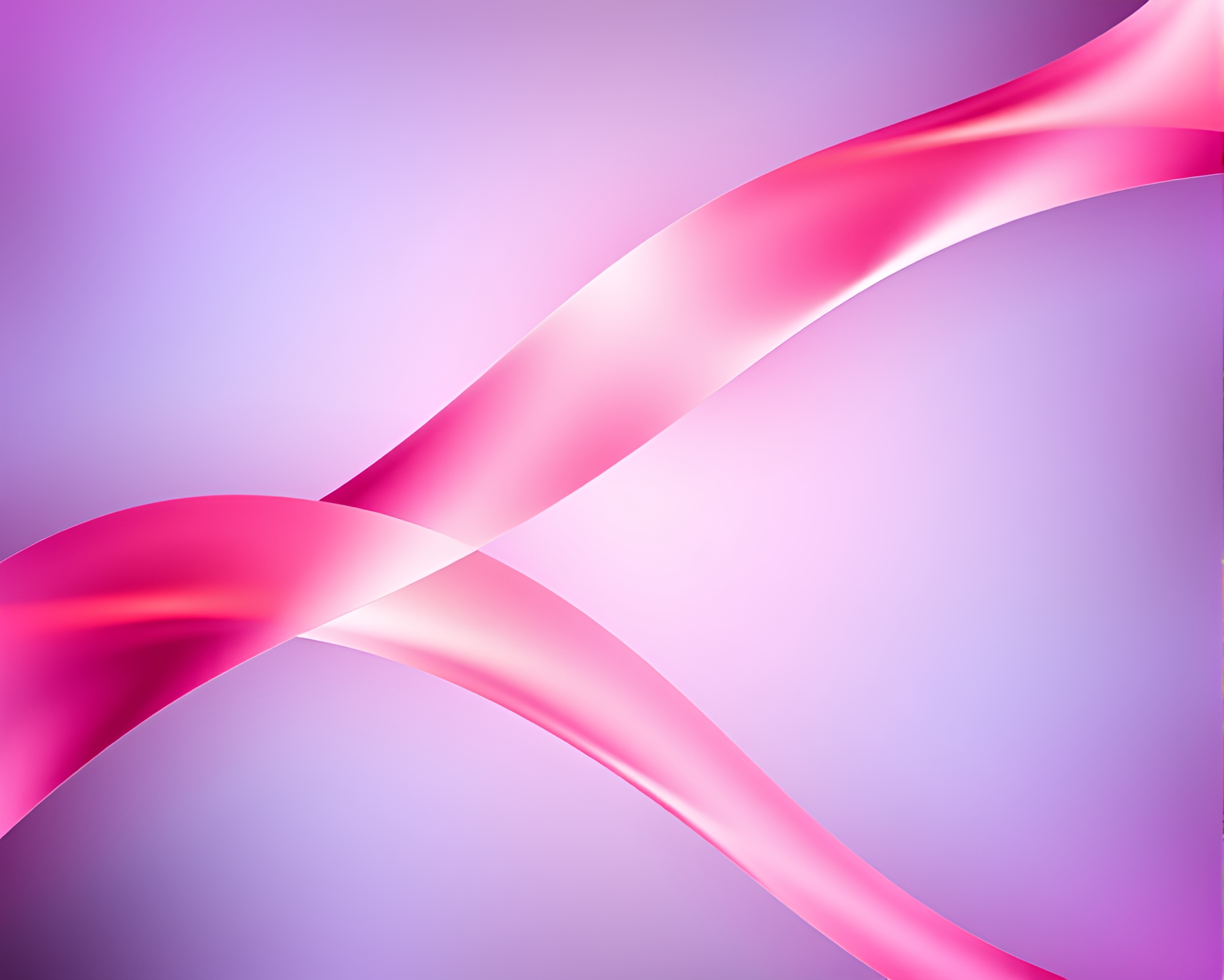 Fractal Satin Ribbon with Retro Wireframe Glow – free AI stock image